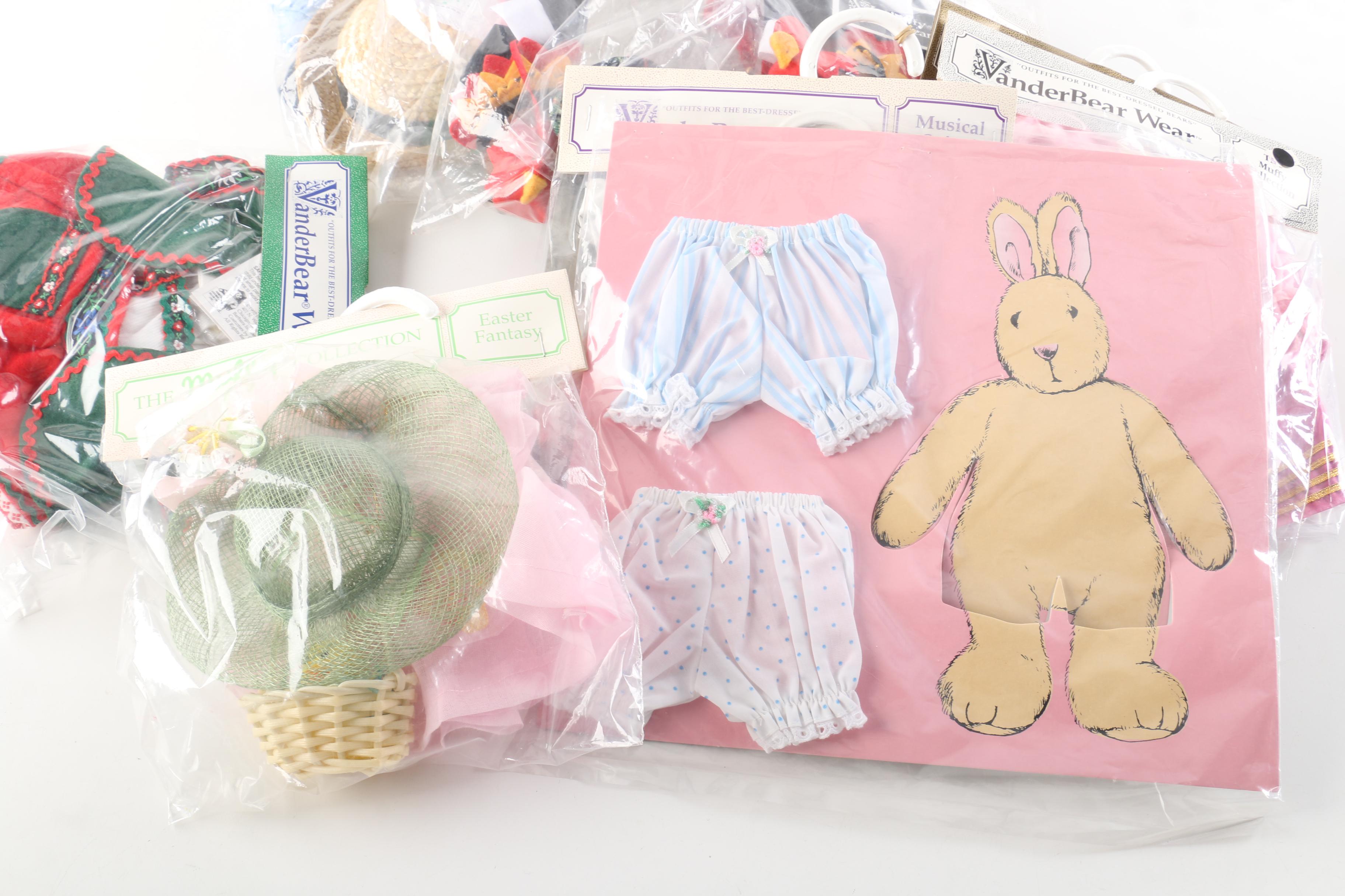 North American Bear Co. "VanderBear Wear" Outfits and Accessories