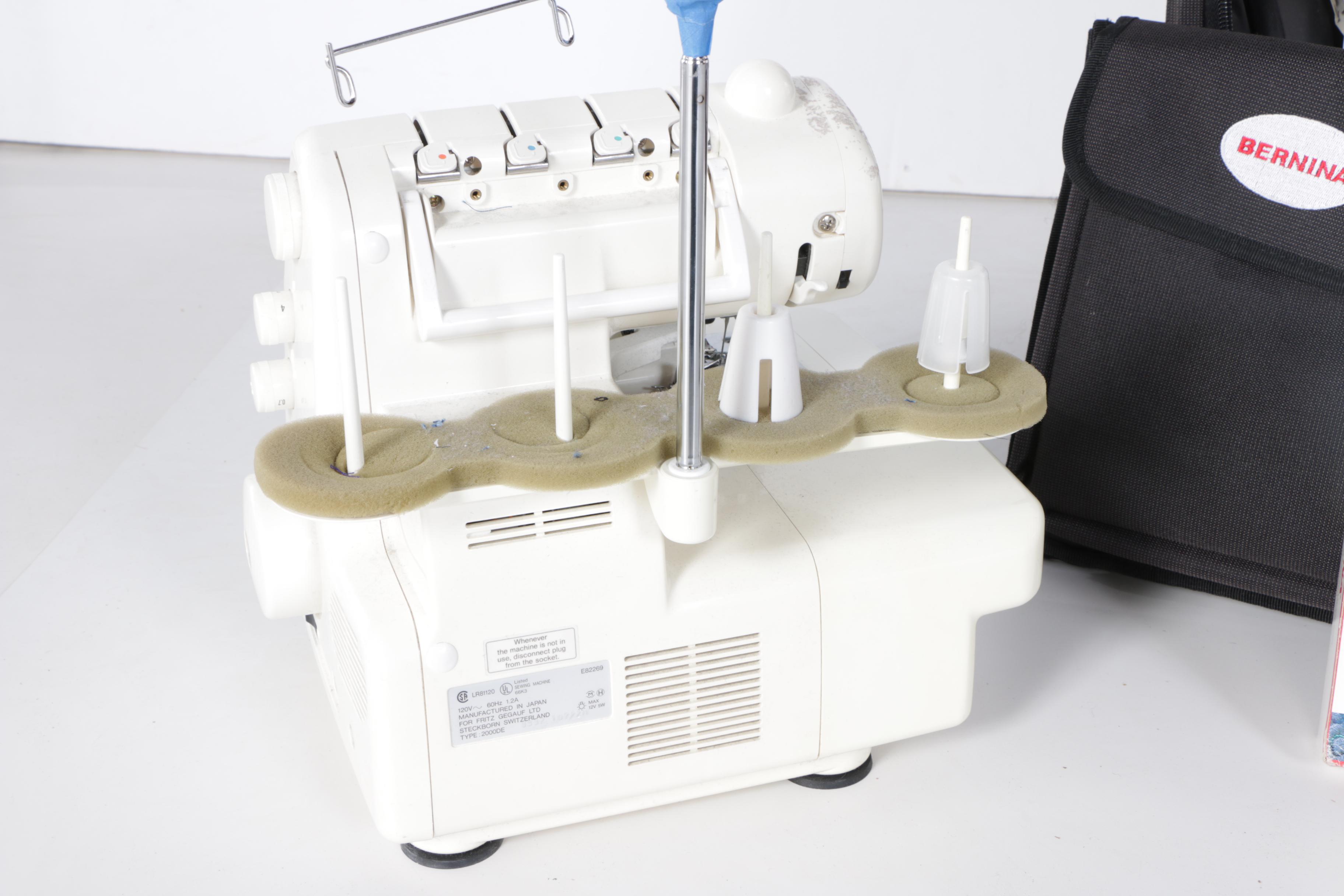 Bernina 2000DE Serger and Accessories