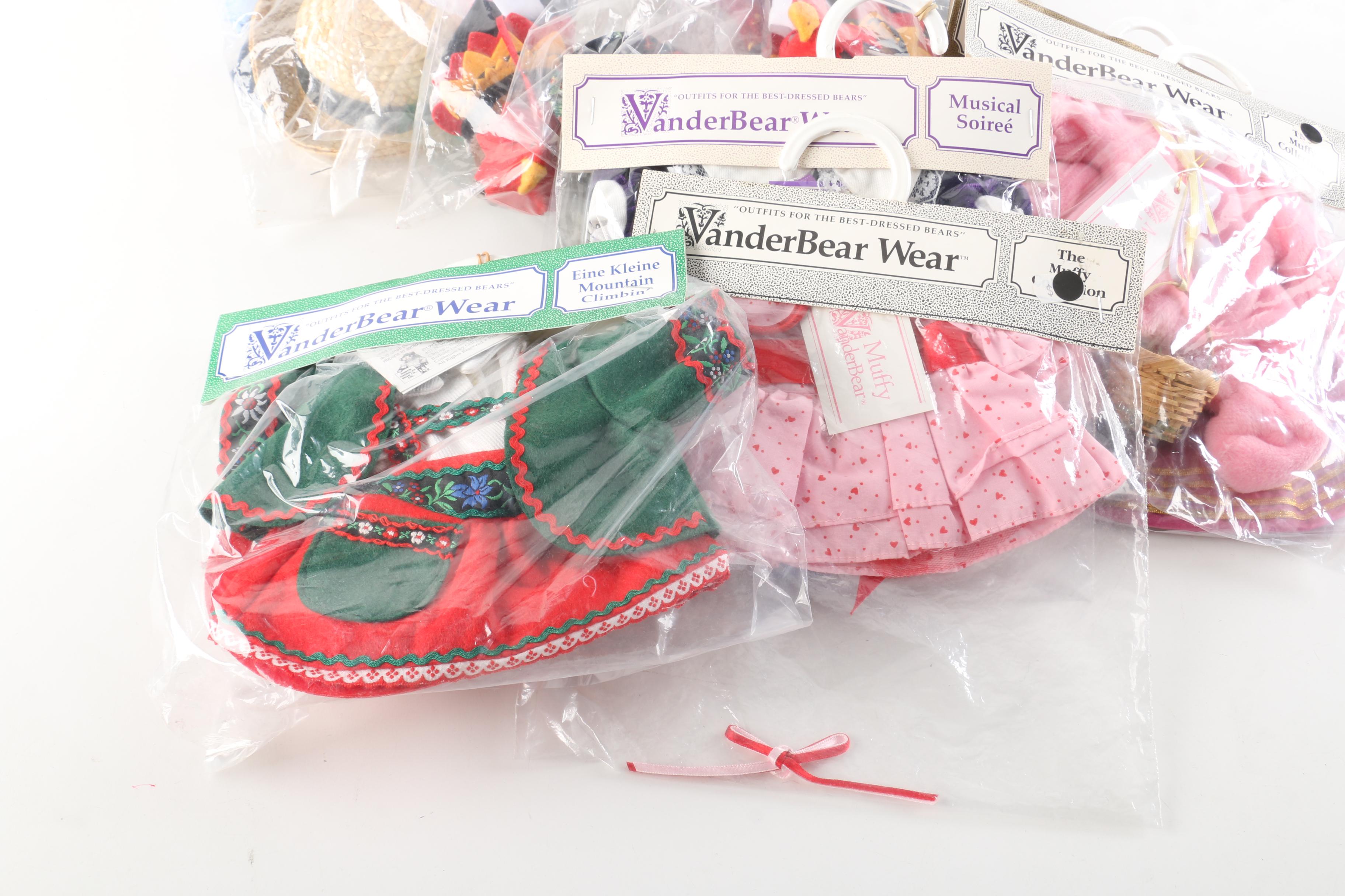 North American Bear Co. "VanderBear Wear" Outfits and Accessories