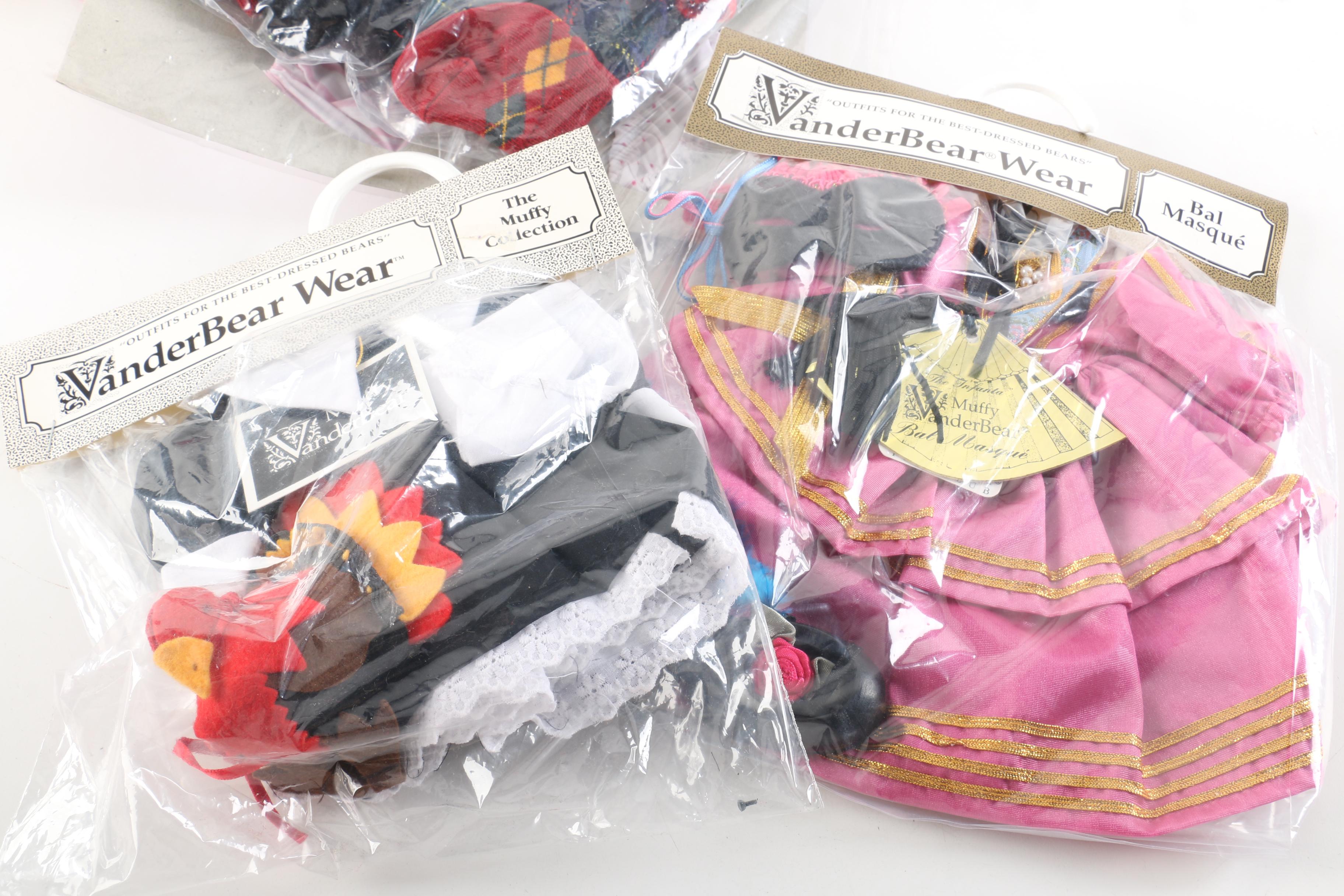 North American Bear Co. "VanderBear Wear" Outfits and Accessories