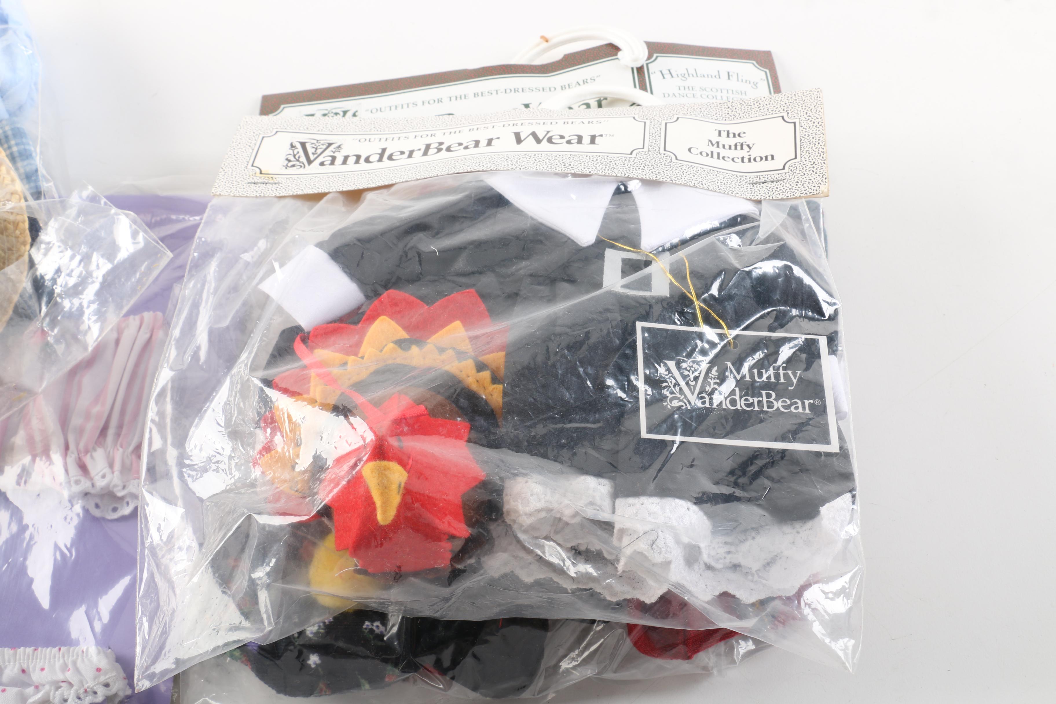 North American Bear Co. "VanderBear Wear" Outfits and Accessories