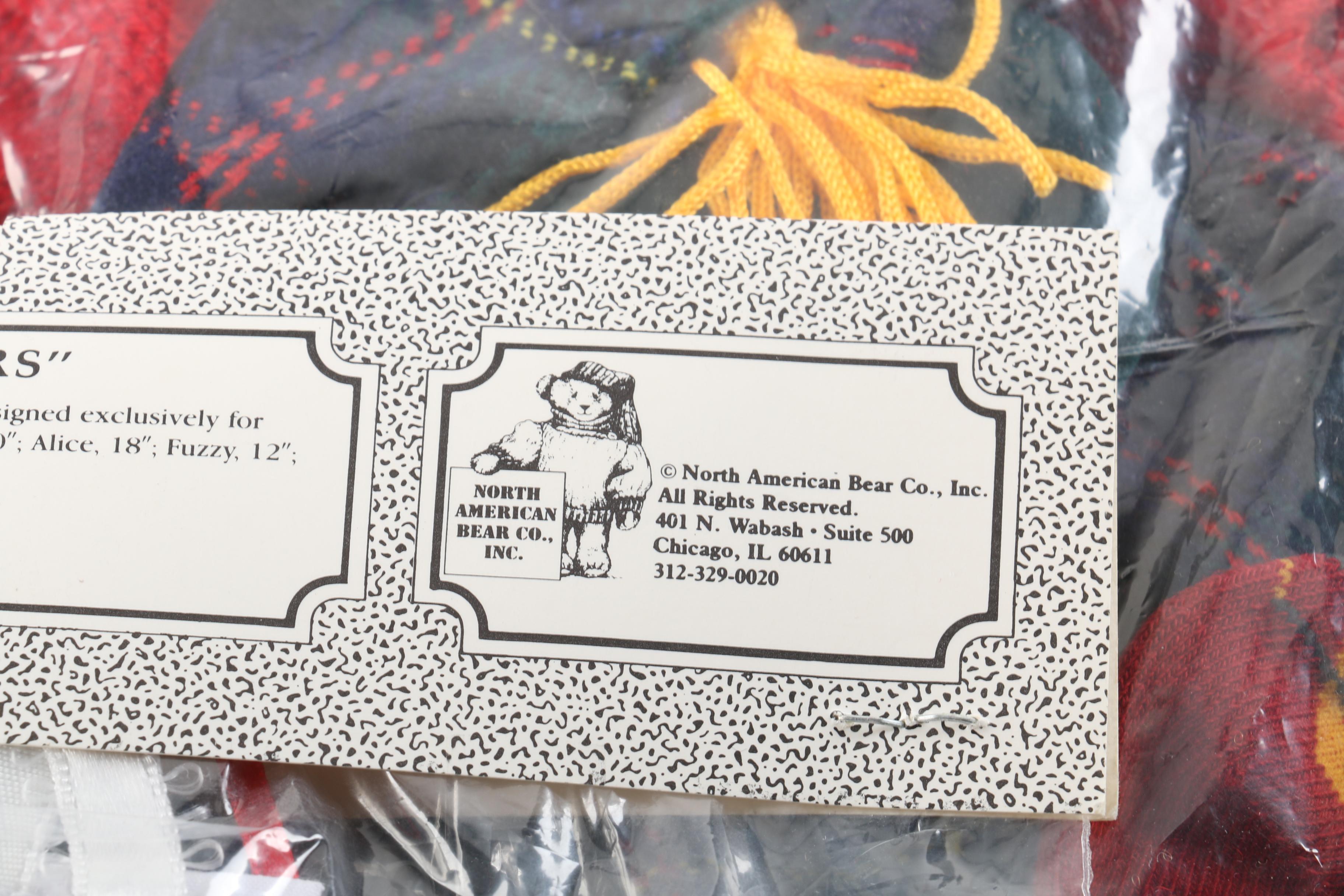 North American Bear Co. "VanderBear Wear" Outfits and Accessories