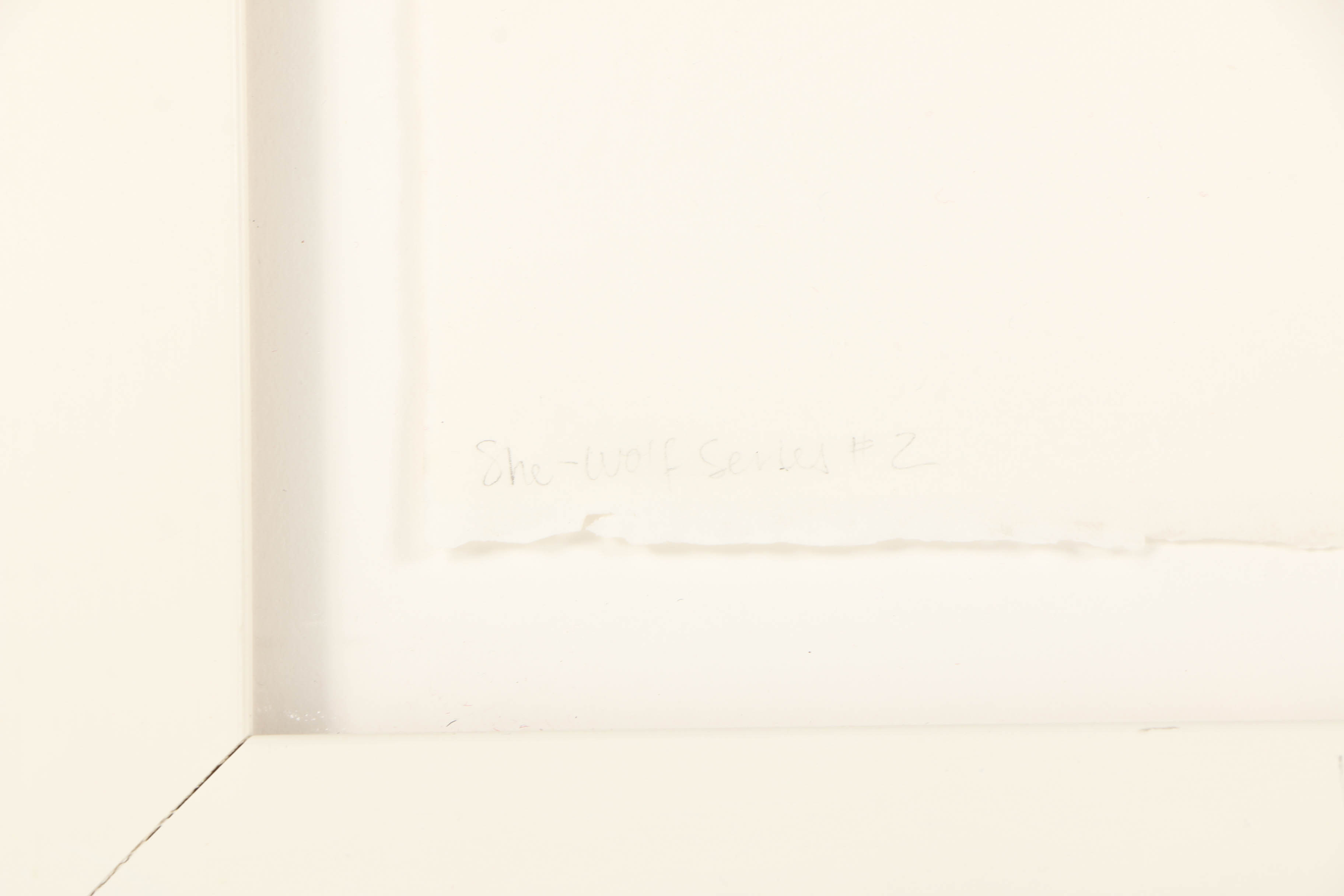 Amy Ross Watercolor Painting "She-Wolf Series #2"