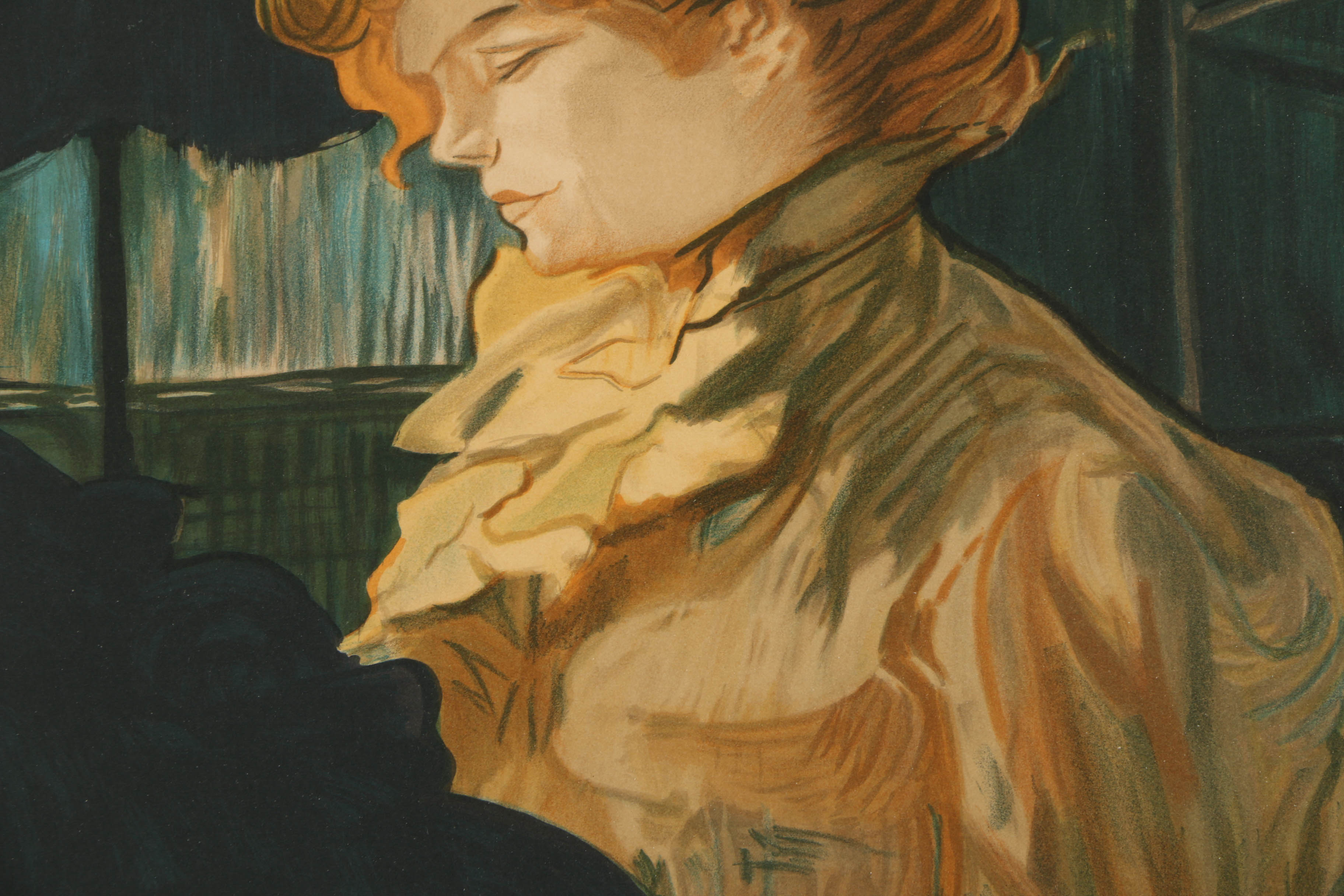 Lithograph "La Modiste" After Henri Marie Raymond Toulouse-Lautrec