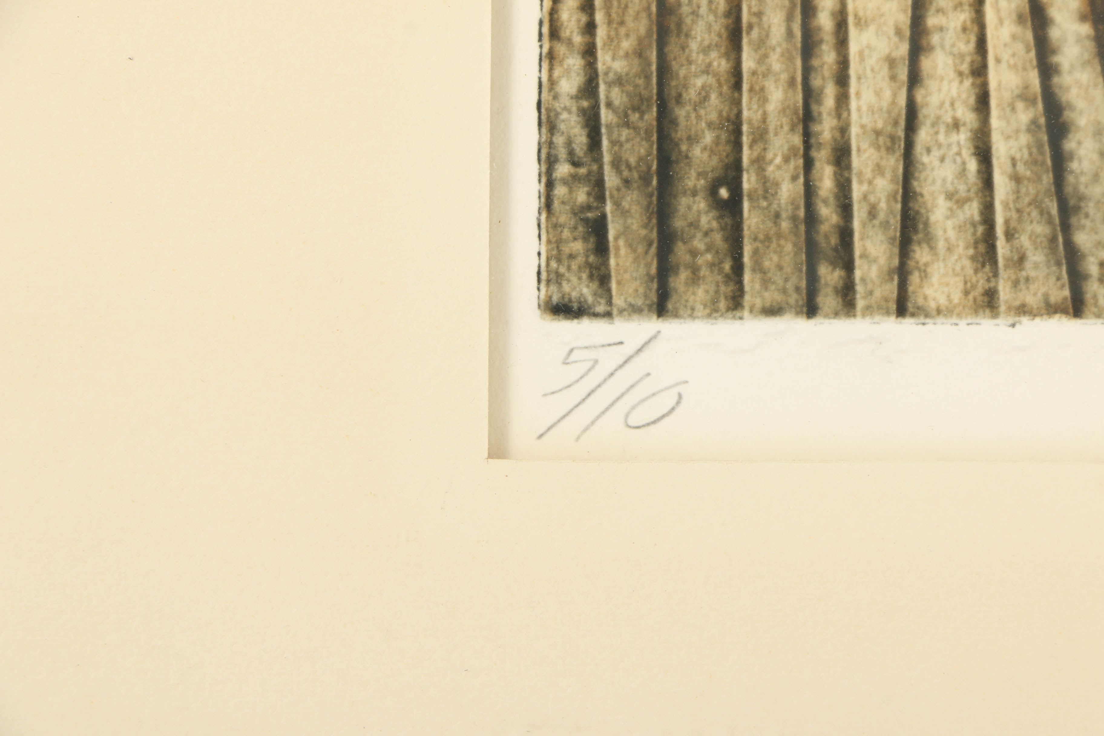 20th Century Aquatint "Stonescape"