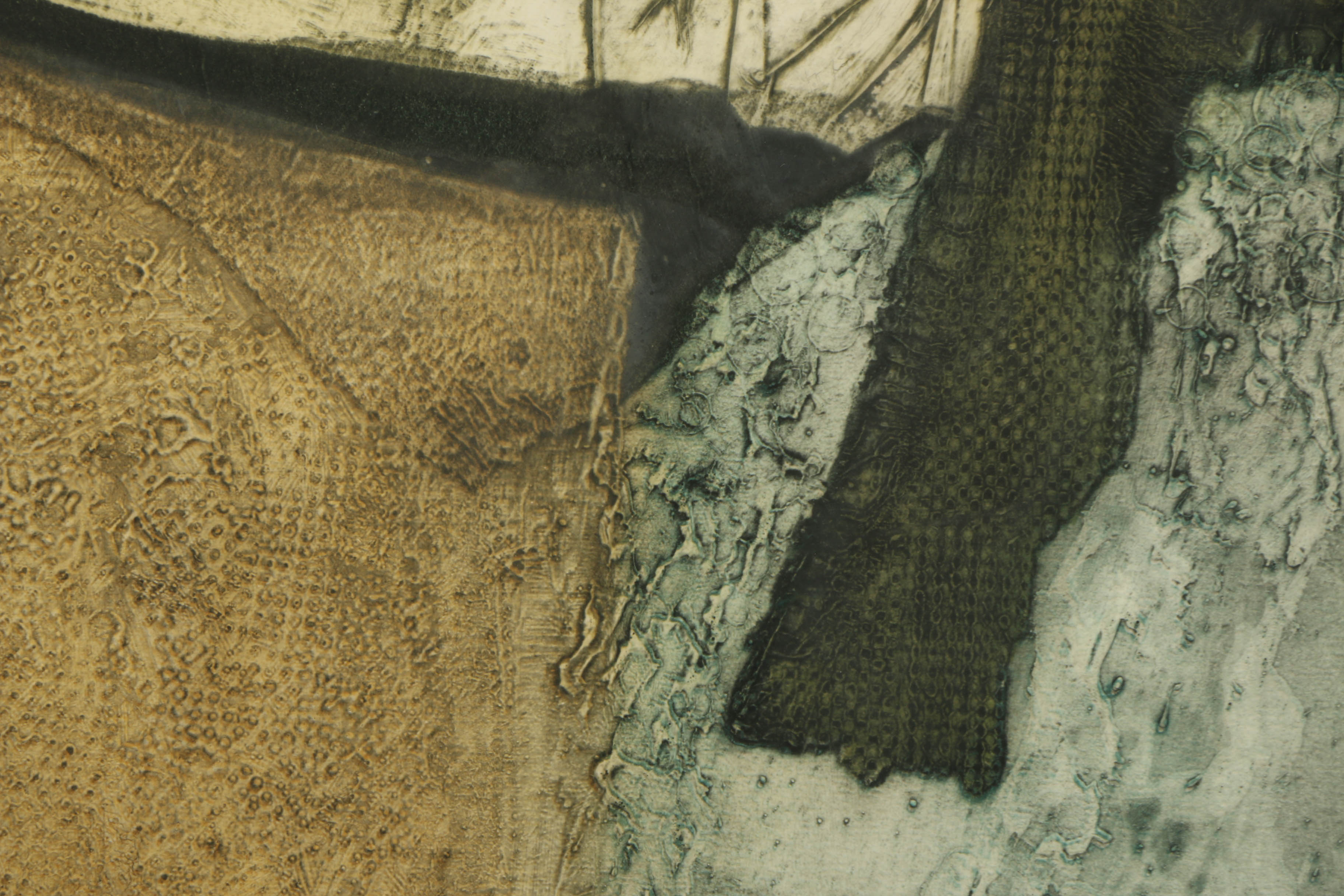 20th Century Aquatint "Vestige 1"