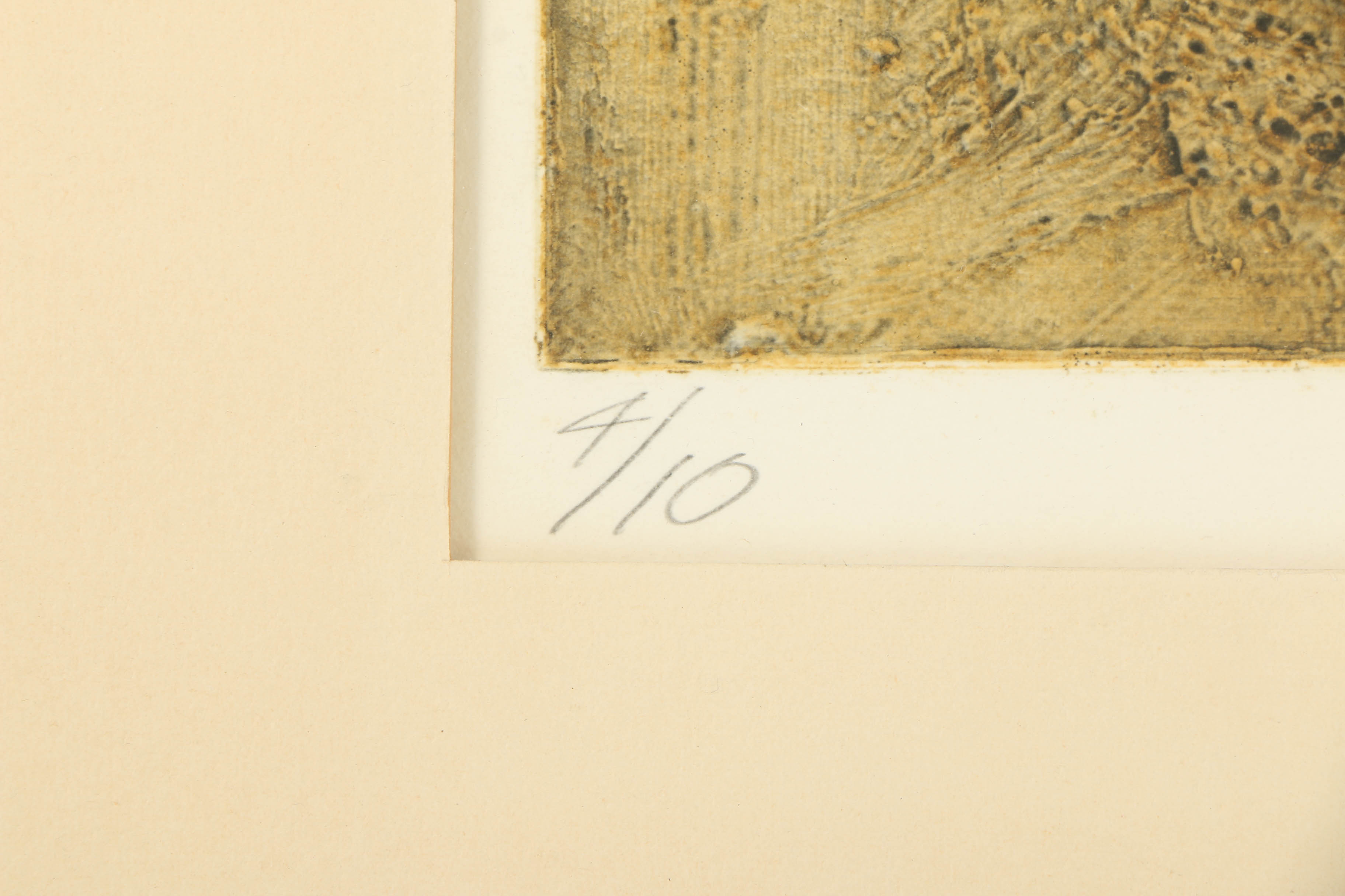 20th Century Aquatint "Vestige 1"