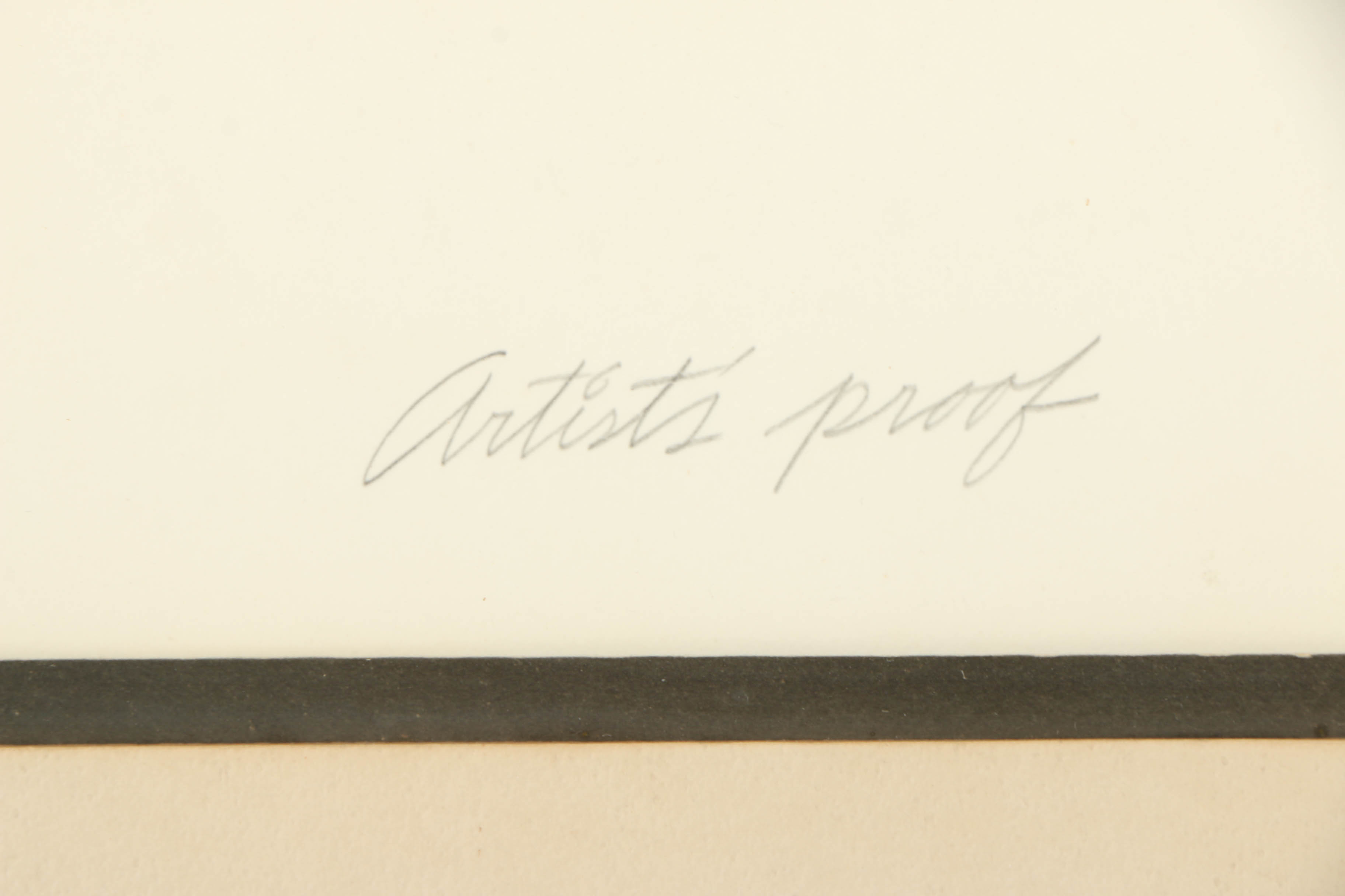 20th Century Aquatint "Rockscape"