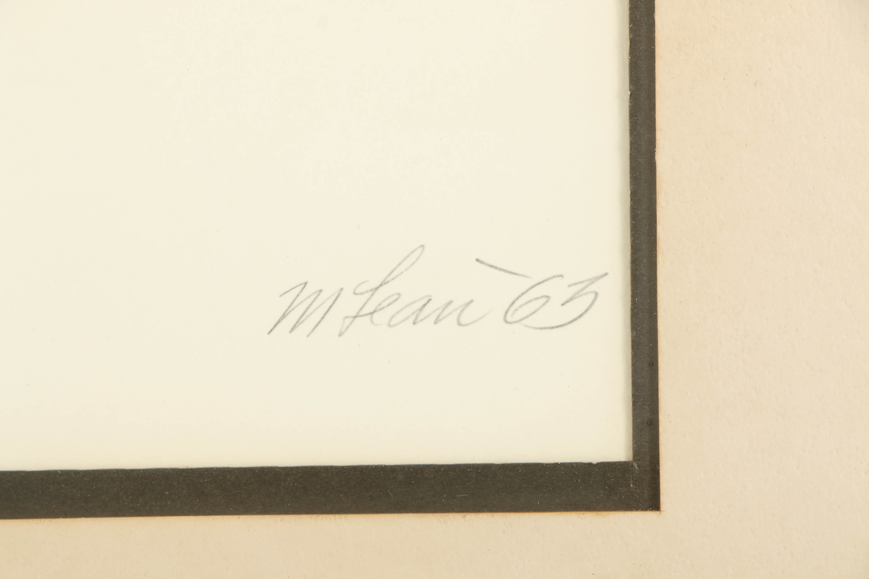 20th Century Aquatint "Rockscape"