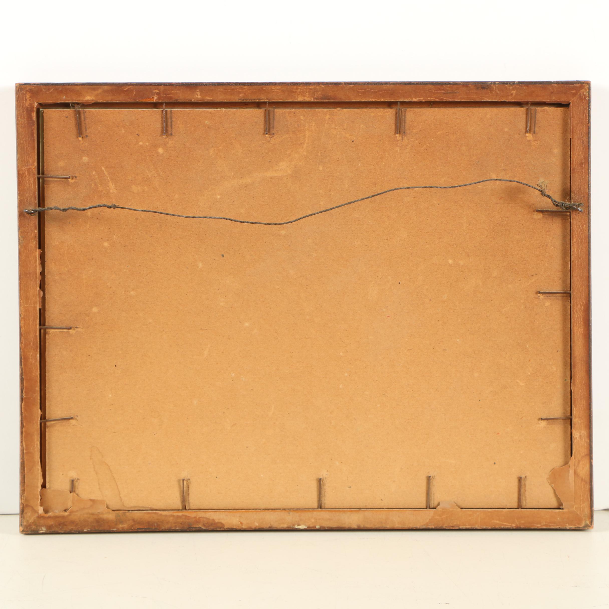 Charles Henry Sawyer Lithograph "Echo Lake"