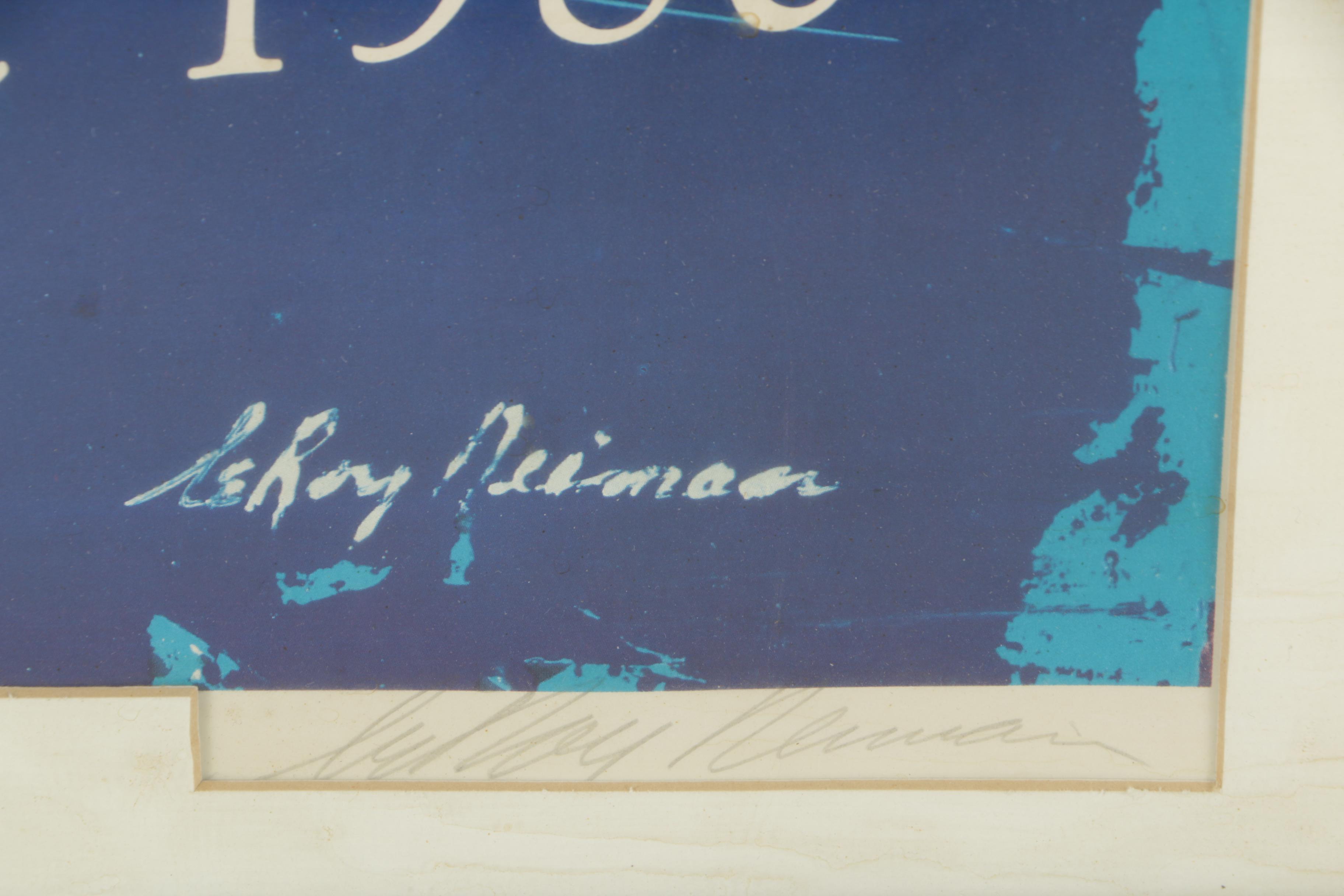 LeRoy Niemann Offset Lithograph Poster for the Lake Placid Winter Olympics