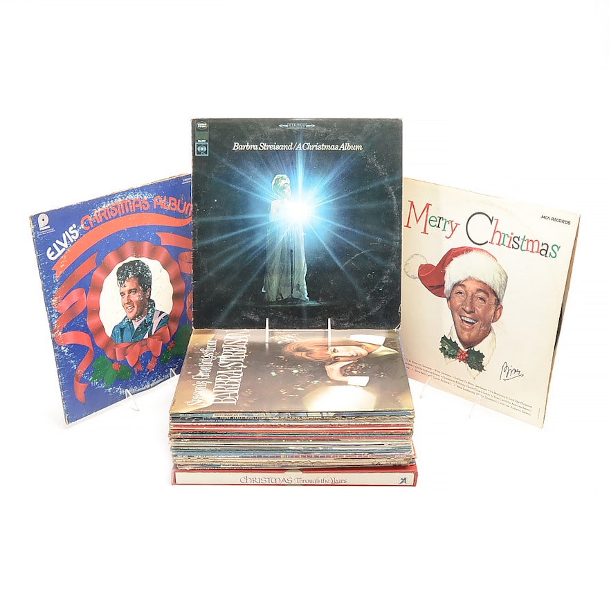 Vintage Christmas Vinyl LPs