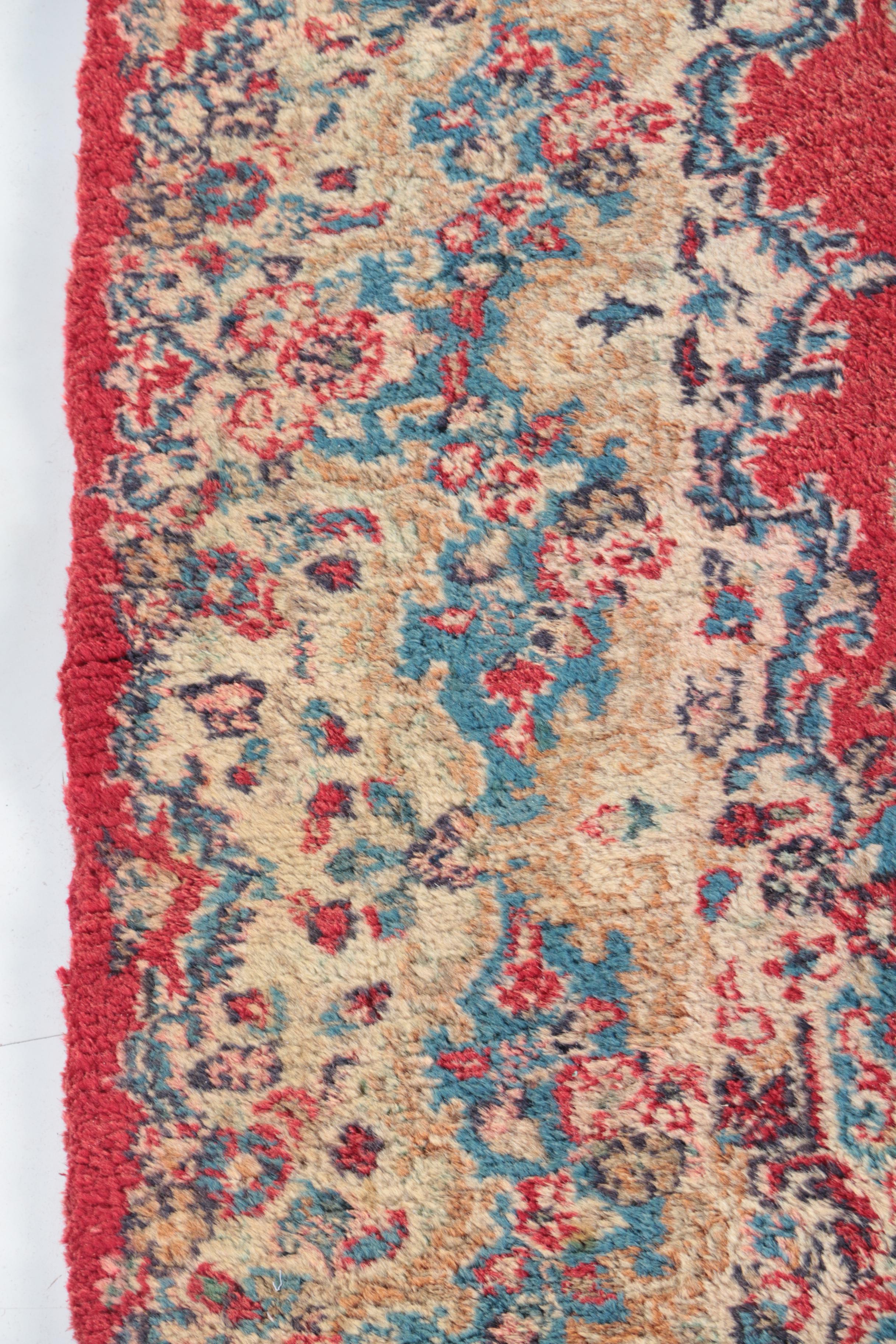 Hand-Knotted Persian Kerman Area Rug
