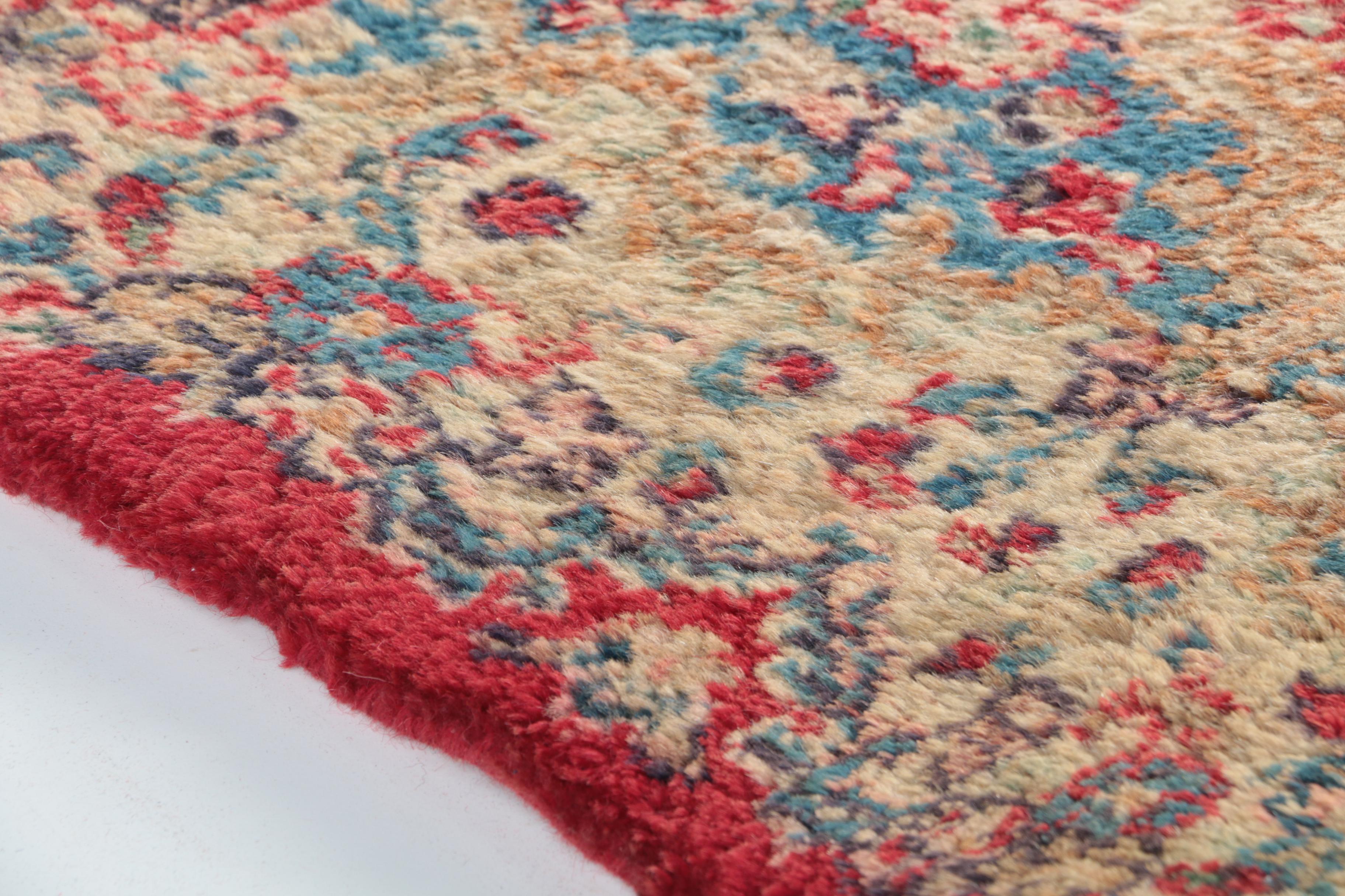 Hand-Knotted Persian Kerman Area Rug