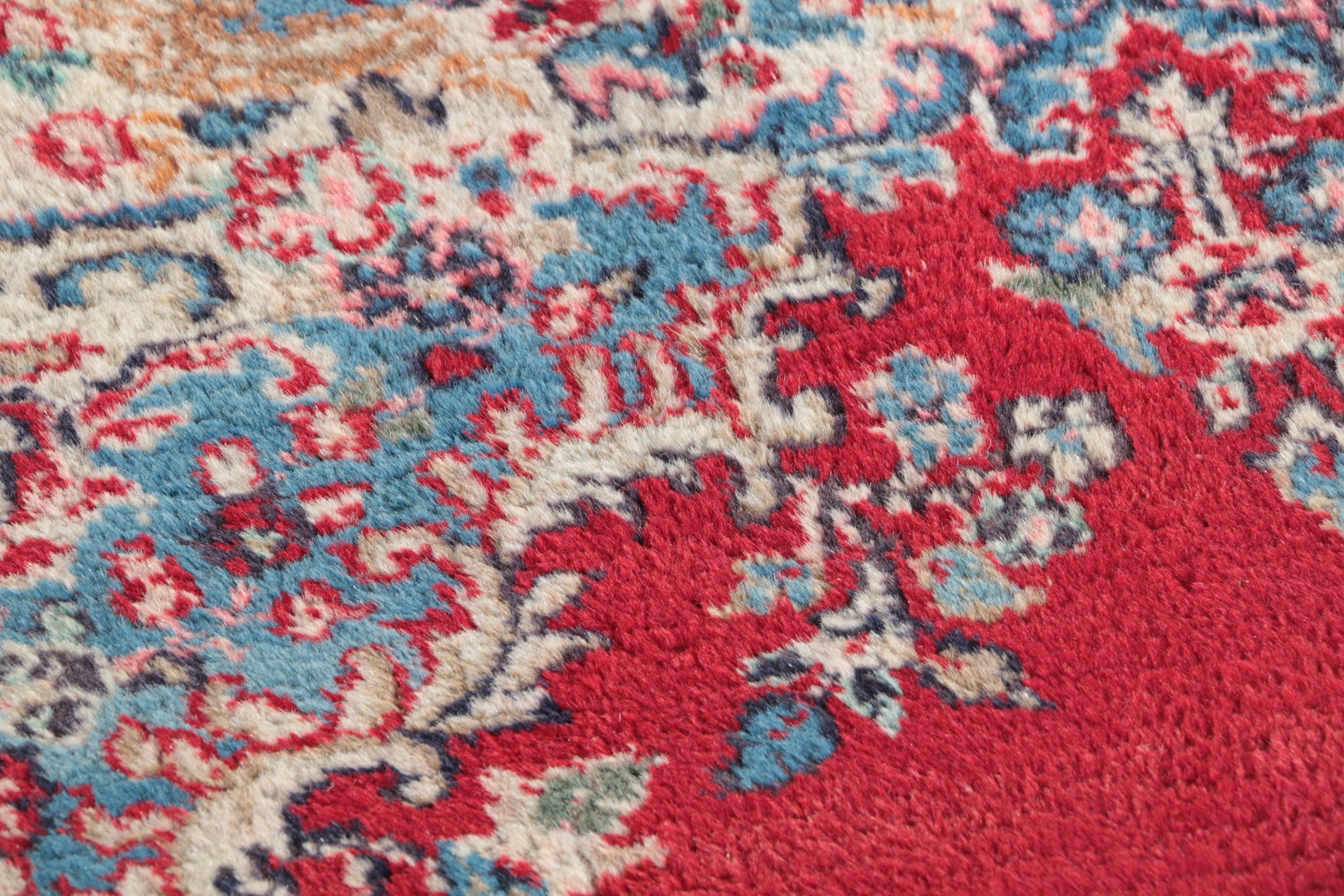 Hand-Knotted Persian Kerman Area Rug