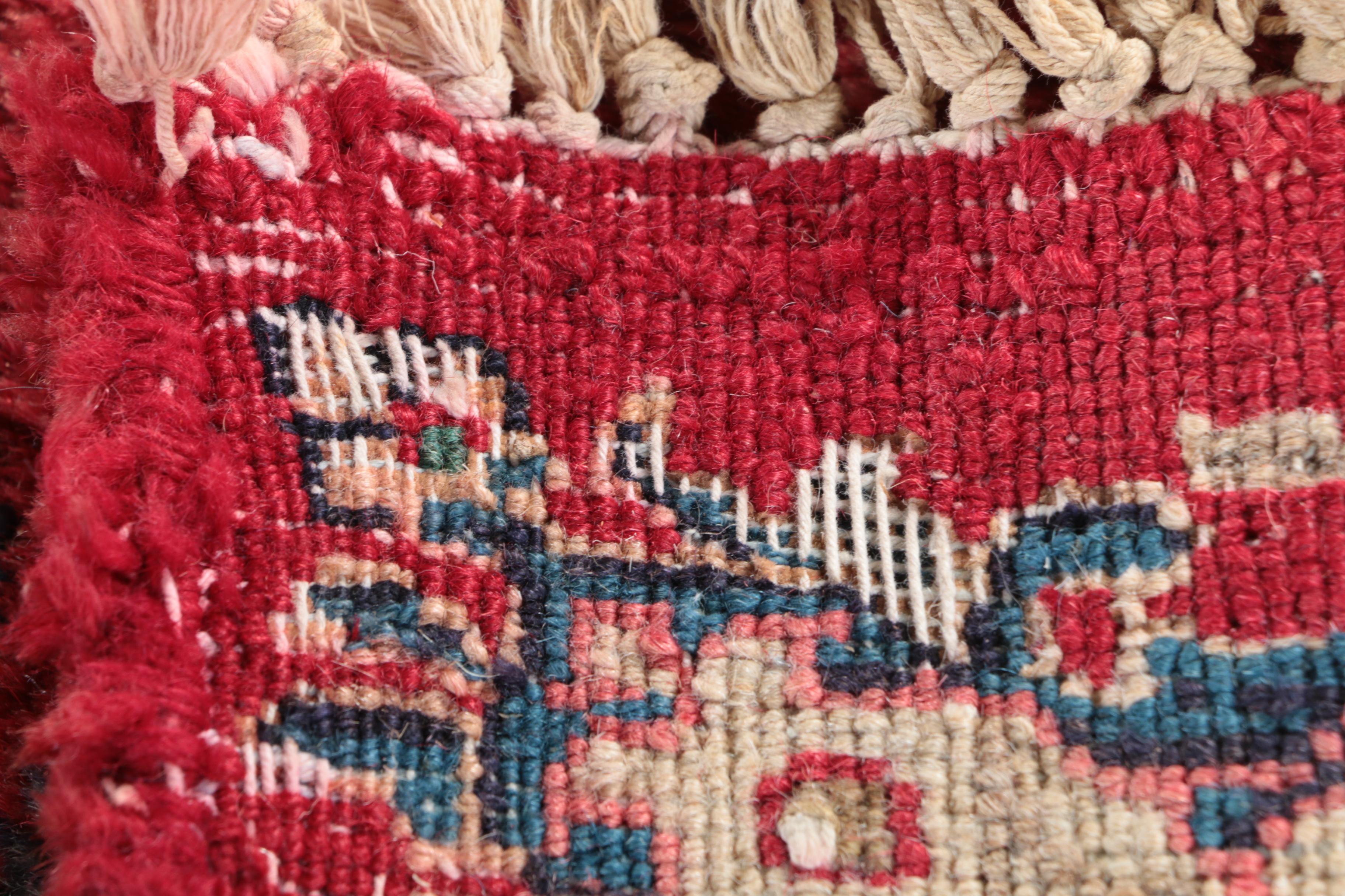 Hand-Knotted Persian Kerman Area Rug