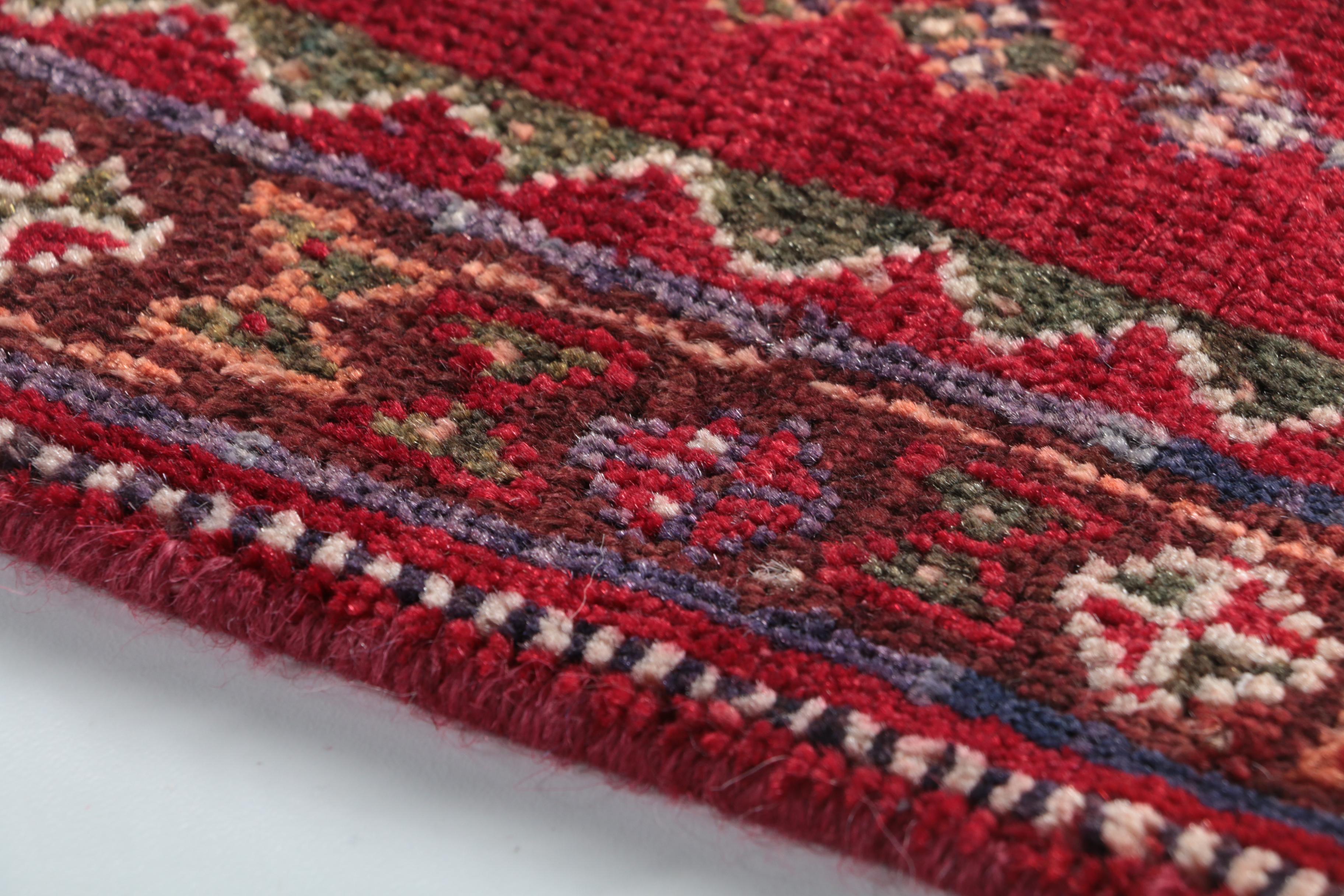 Hand-Knotted Caucasian Mini-Rug