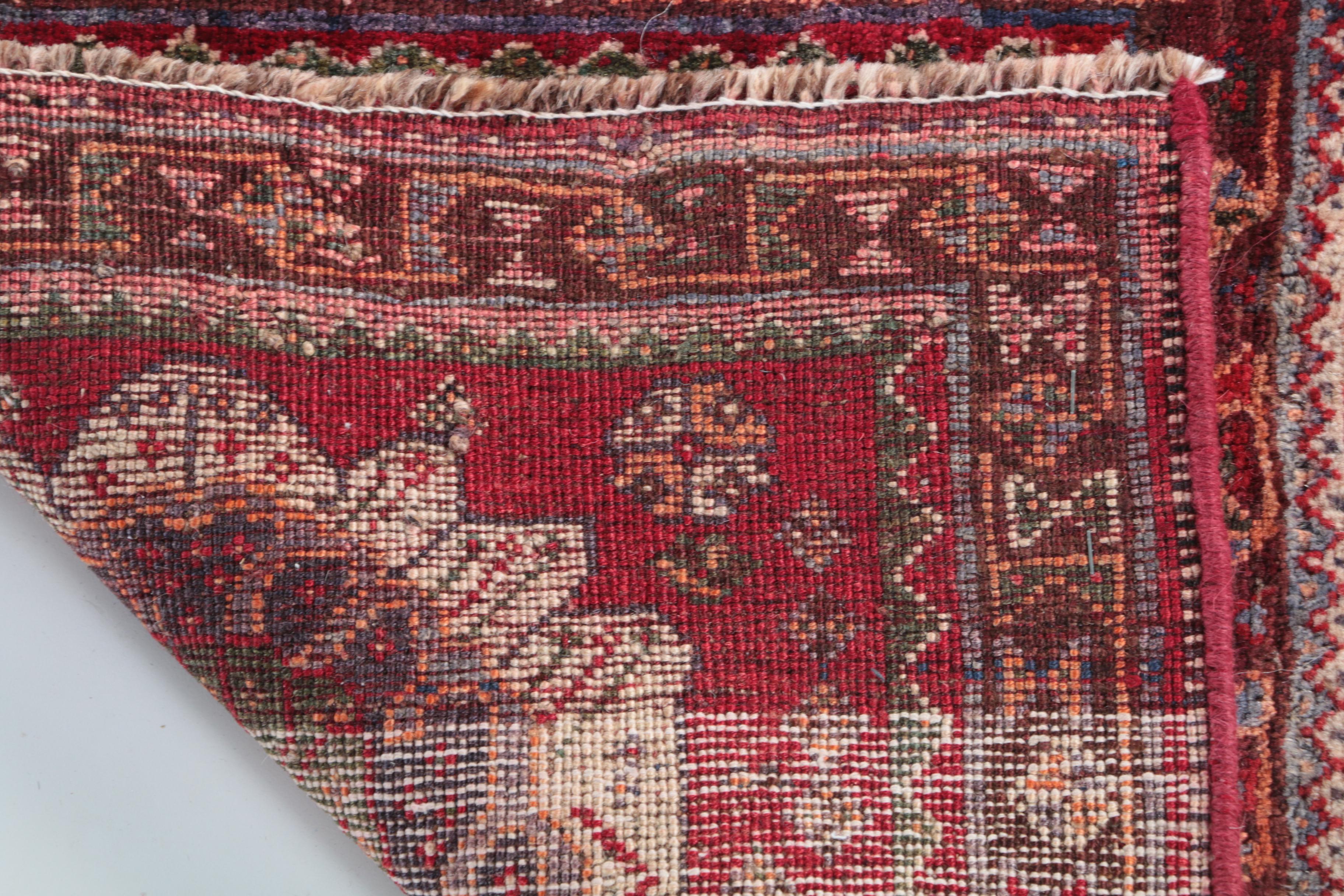 Hand-Knotted Caucasian Mini-Rug