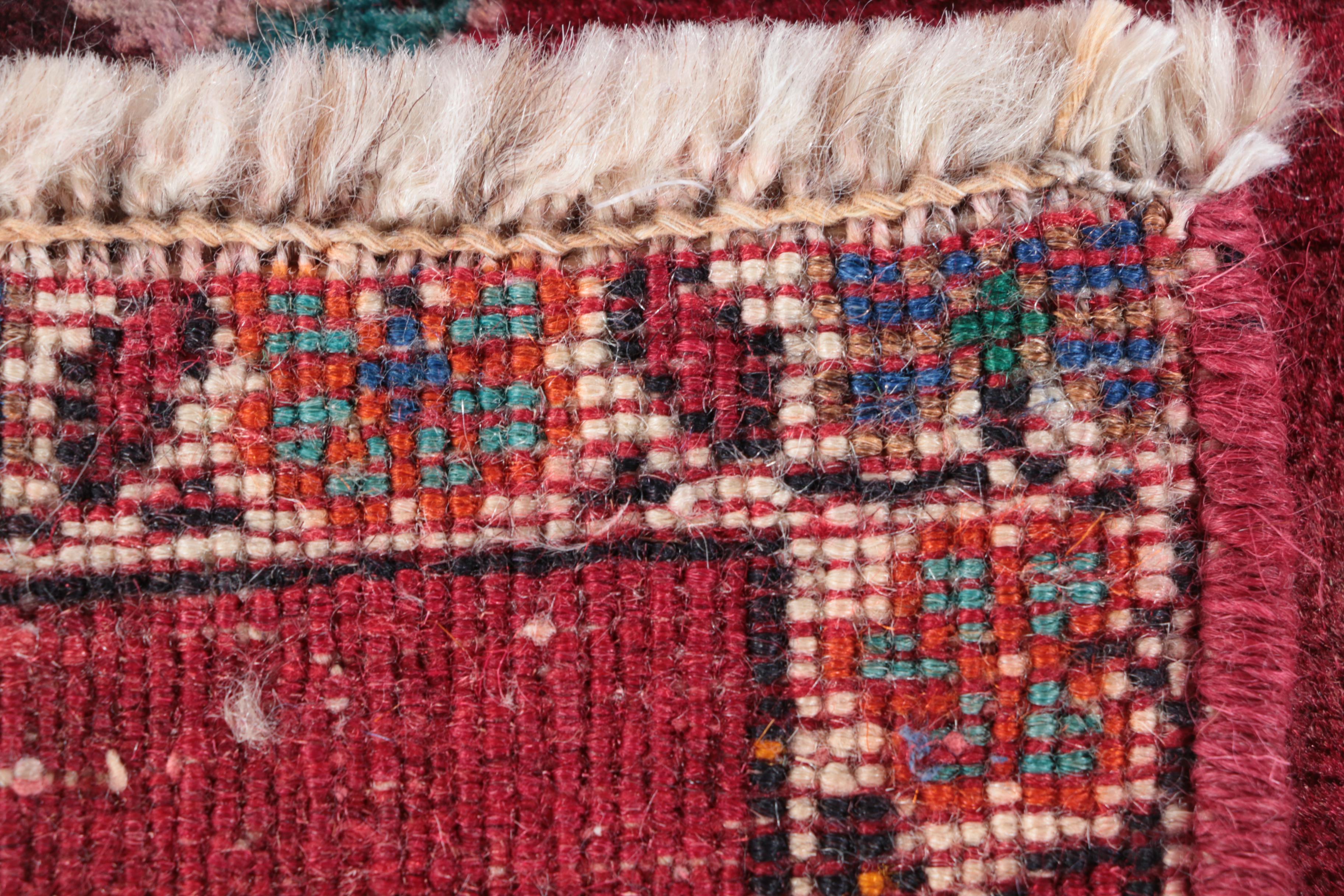 Hand-Knotted Persian Accent Rug