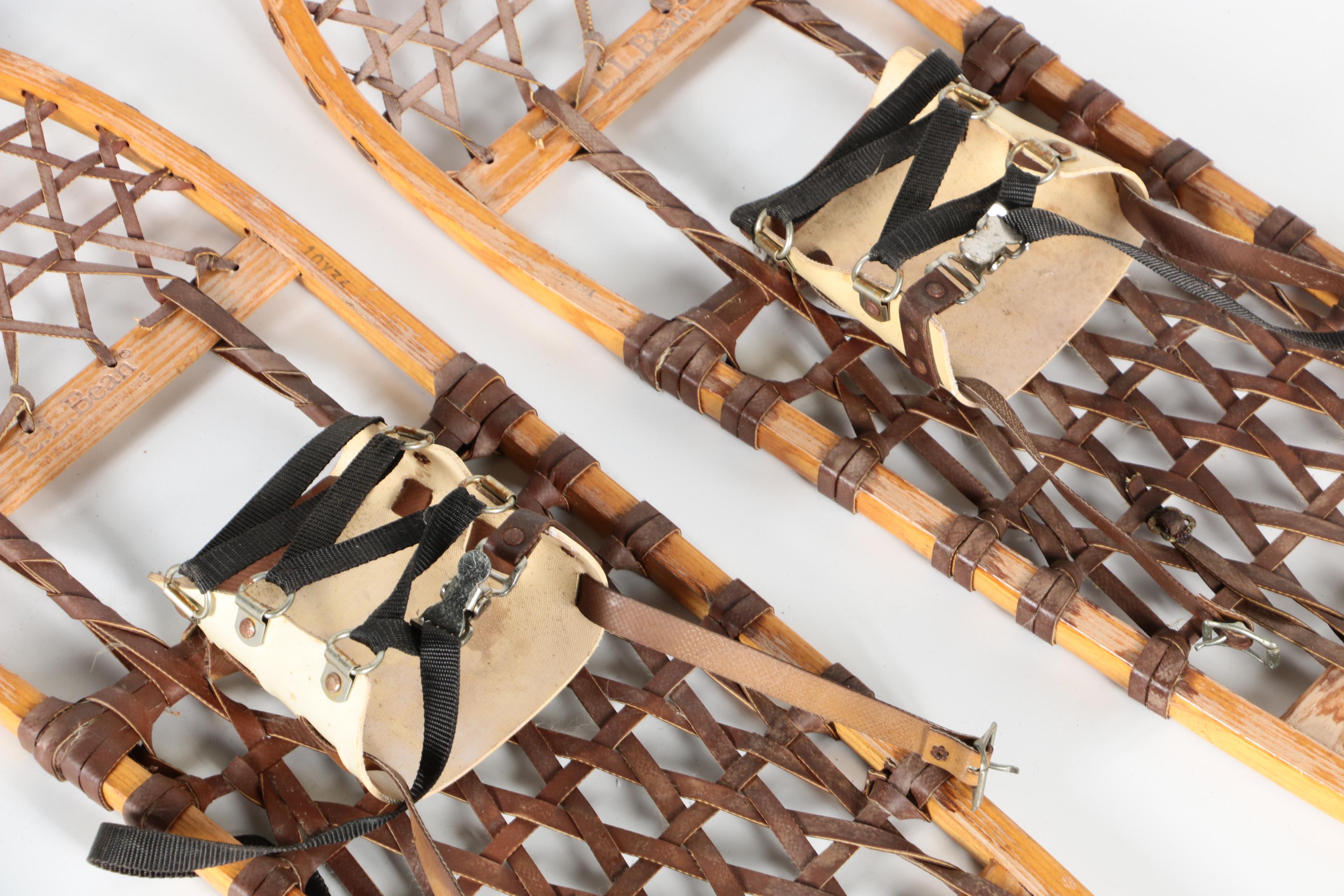 Two Pairs of Vintage Snowshoes