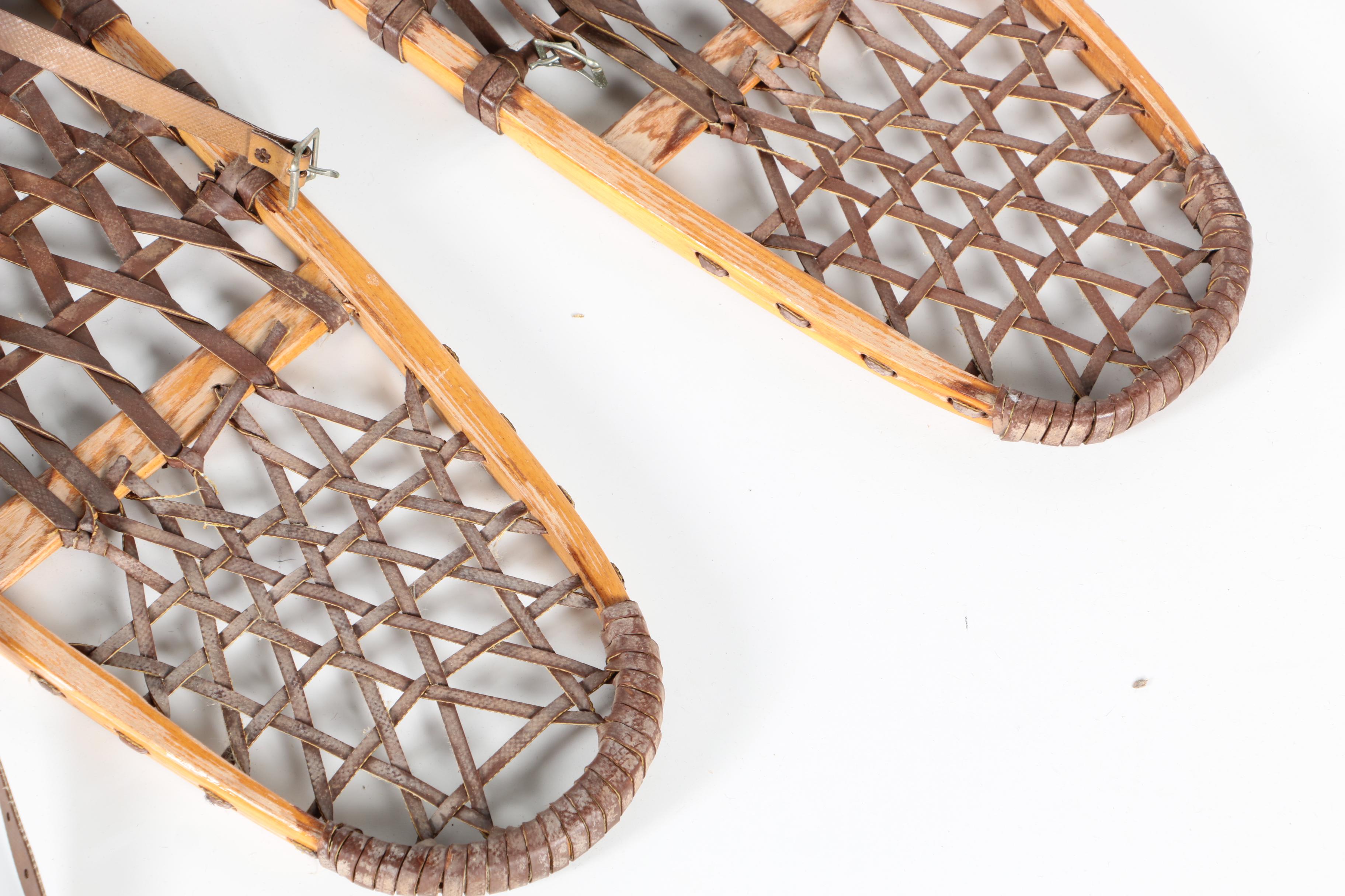 Two Pairs of Vintage Snowshoes