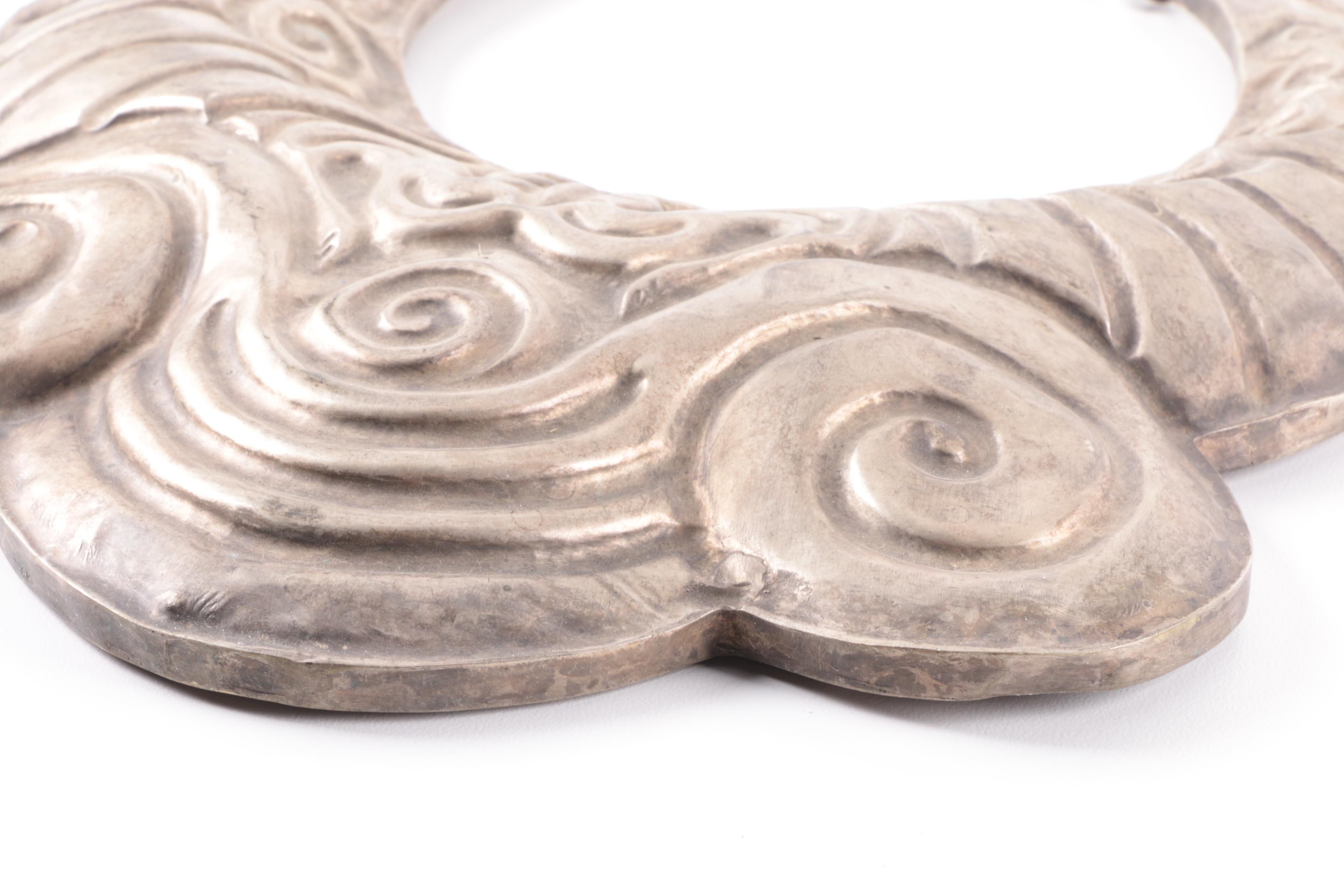 Ornate Etched Miao Hmong Style Necklace