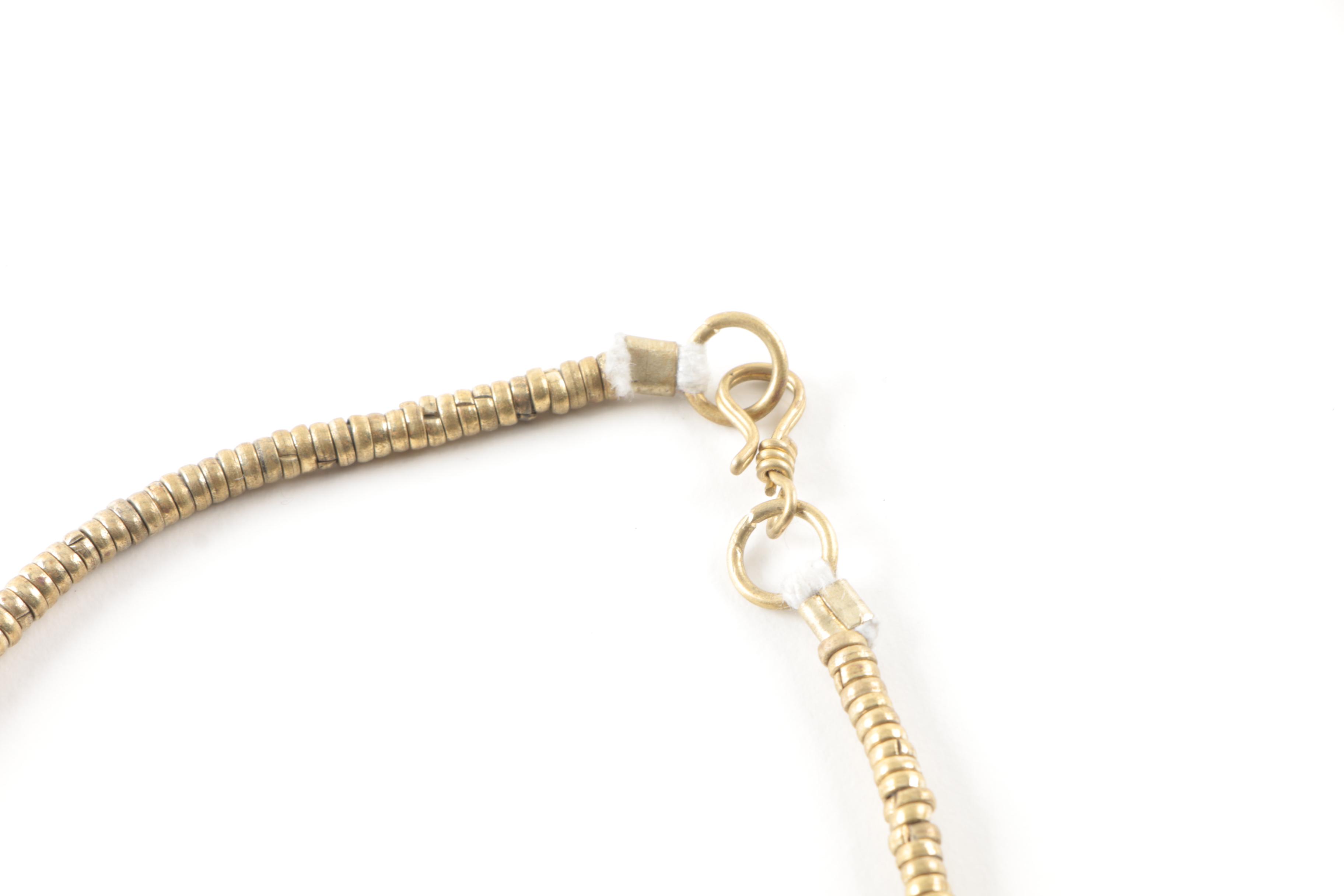 Afghani Style Lapis Lazuli Bracelet and Necklace Set