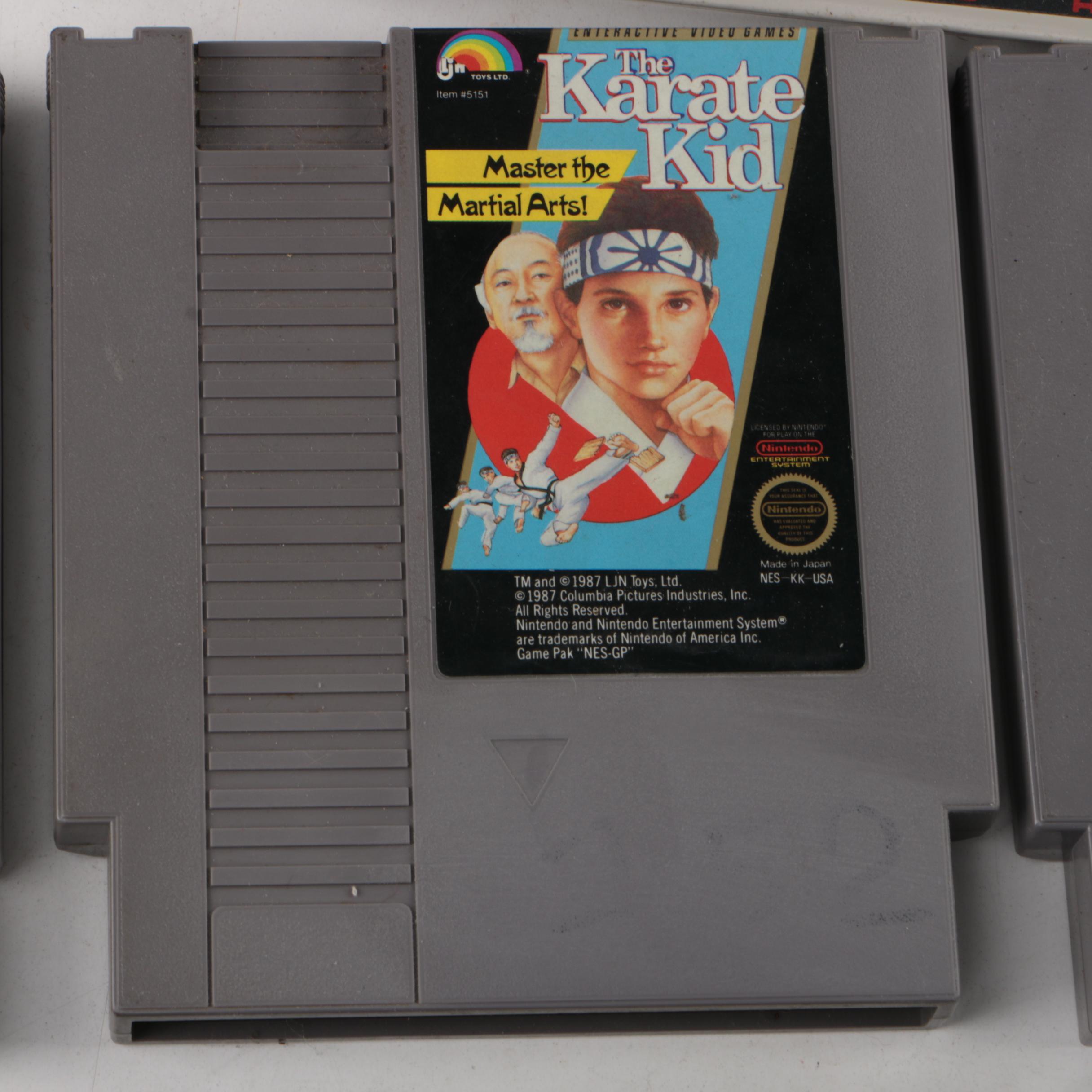 Vintage Nintendo Entertainment System with Games and Accessories