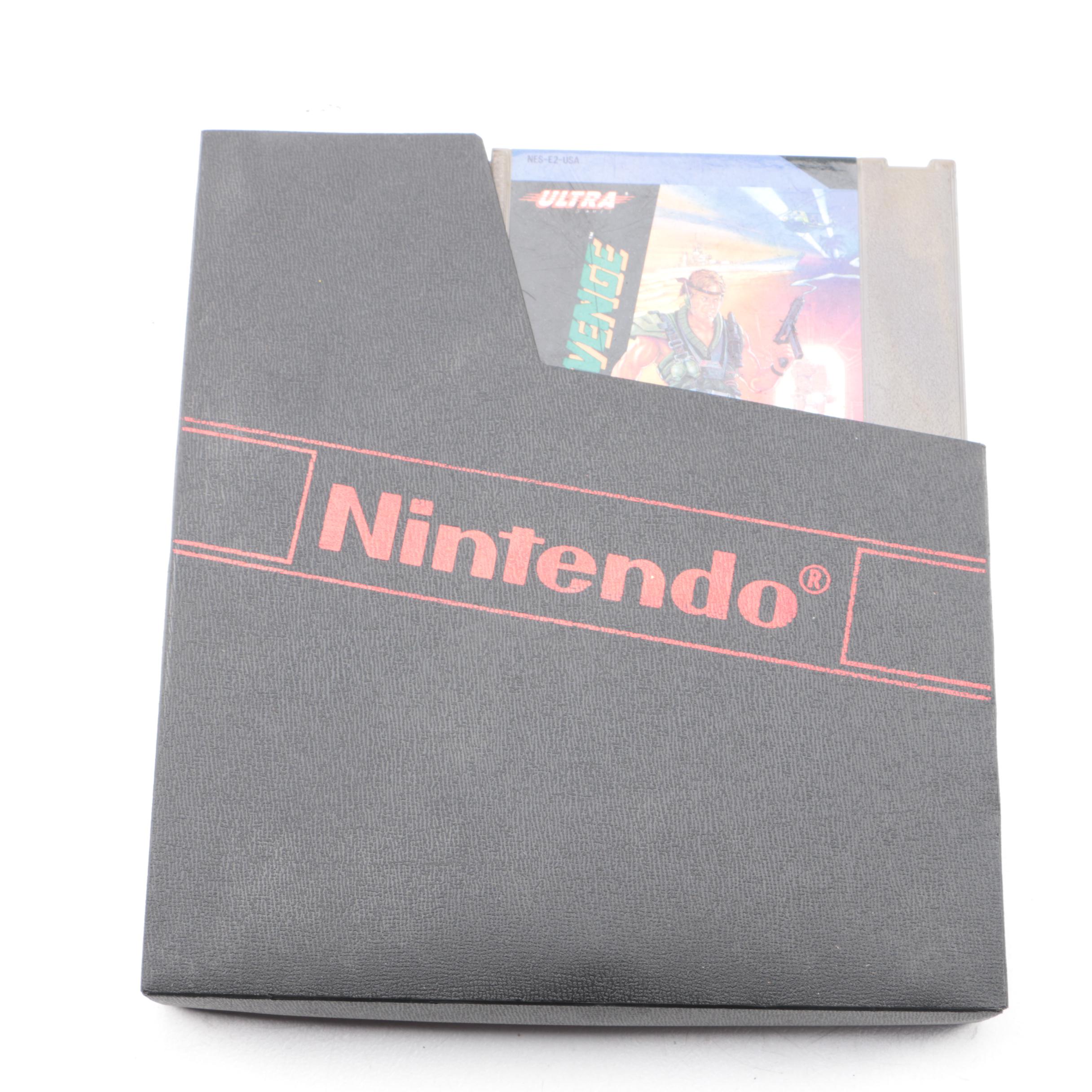 Vintage Nintendo Entertainment System with Games and Accessories