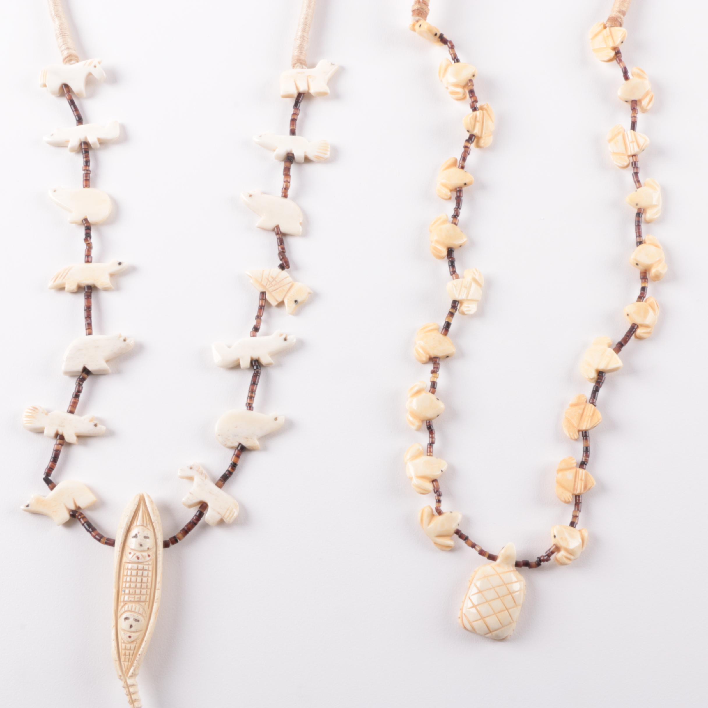 Fetish Necklace Selection Featuring Sterling Silver Earrings