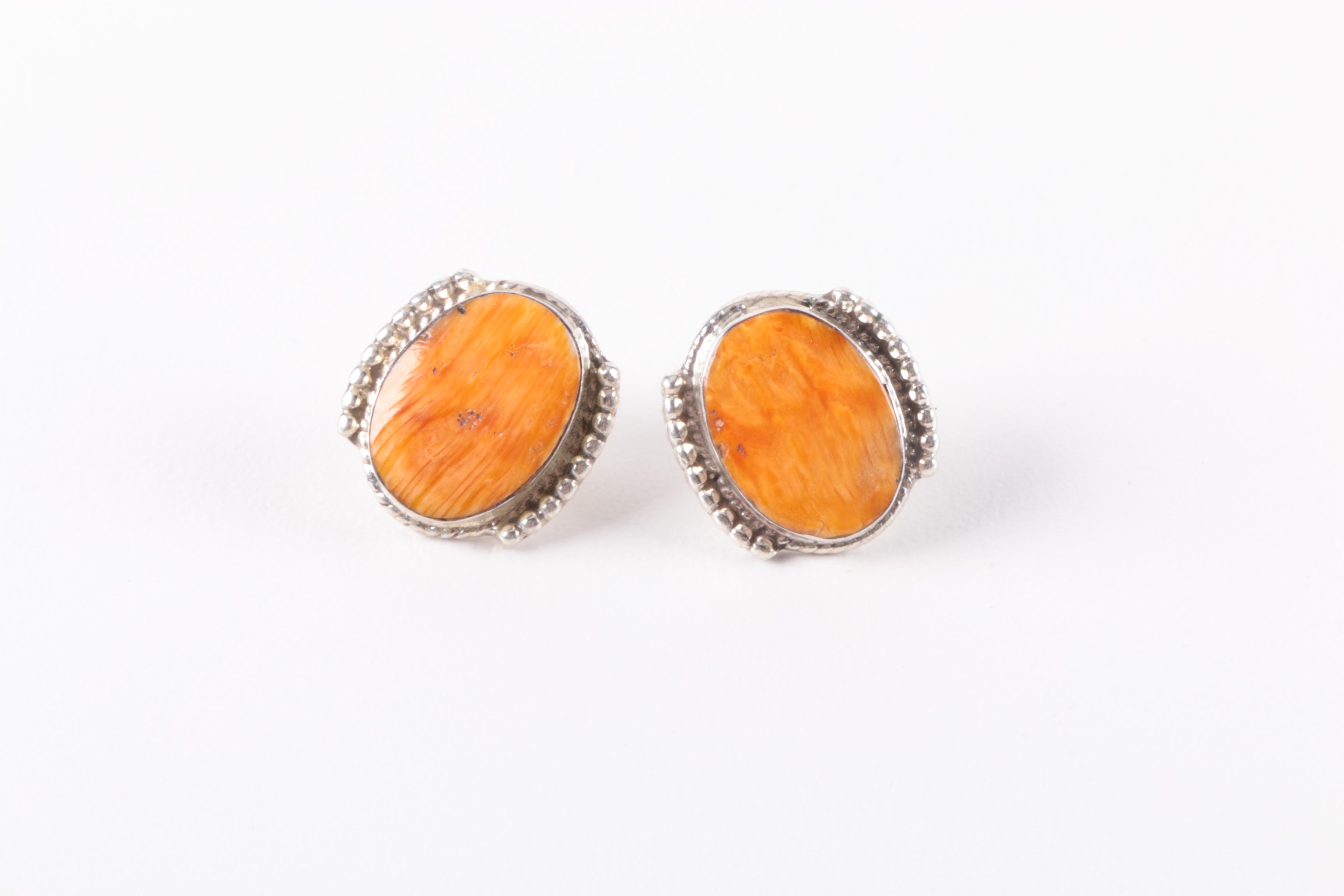 Fetish Necklace Selection Featuring Sterling Silver Earrings