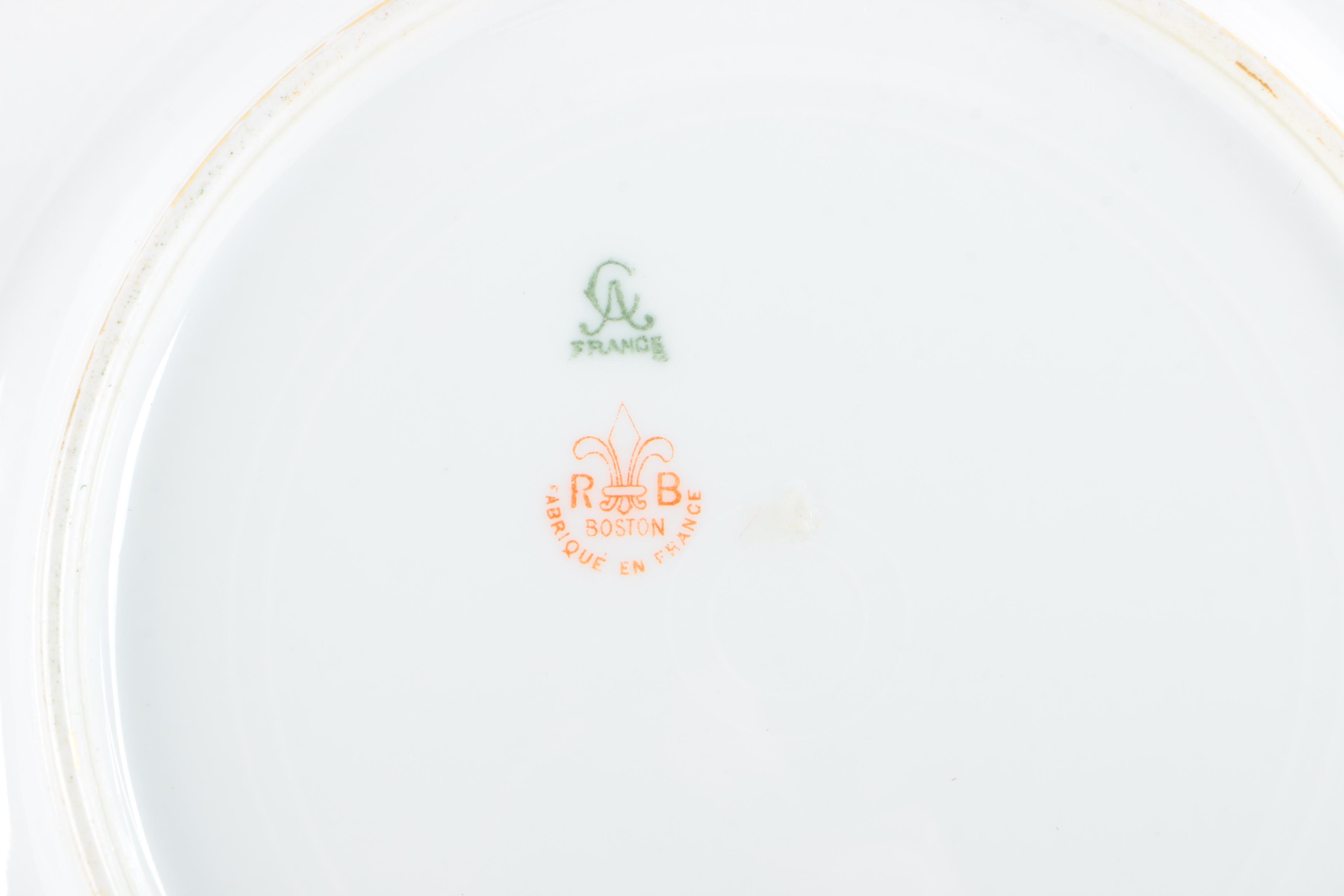 Vintage Charles Ahrenfeldt Porcelain Salad Plates for Richard Briggs