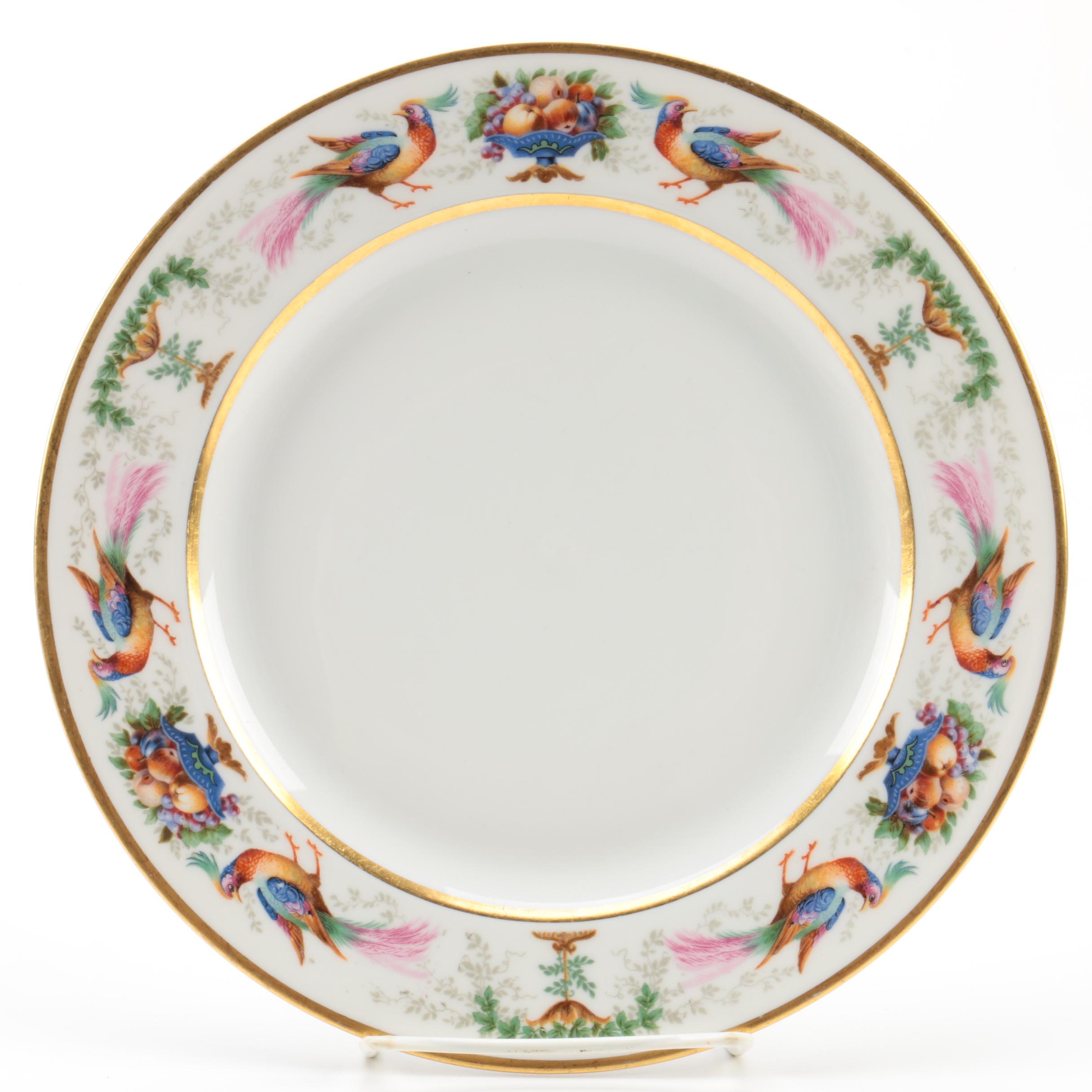 Vintage Hutschenreuther Porcelain Luncheon Plates