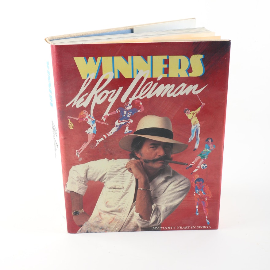 Copy of "Winners: My Thirty Years in Sports" by LeRoy Neiman