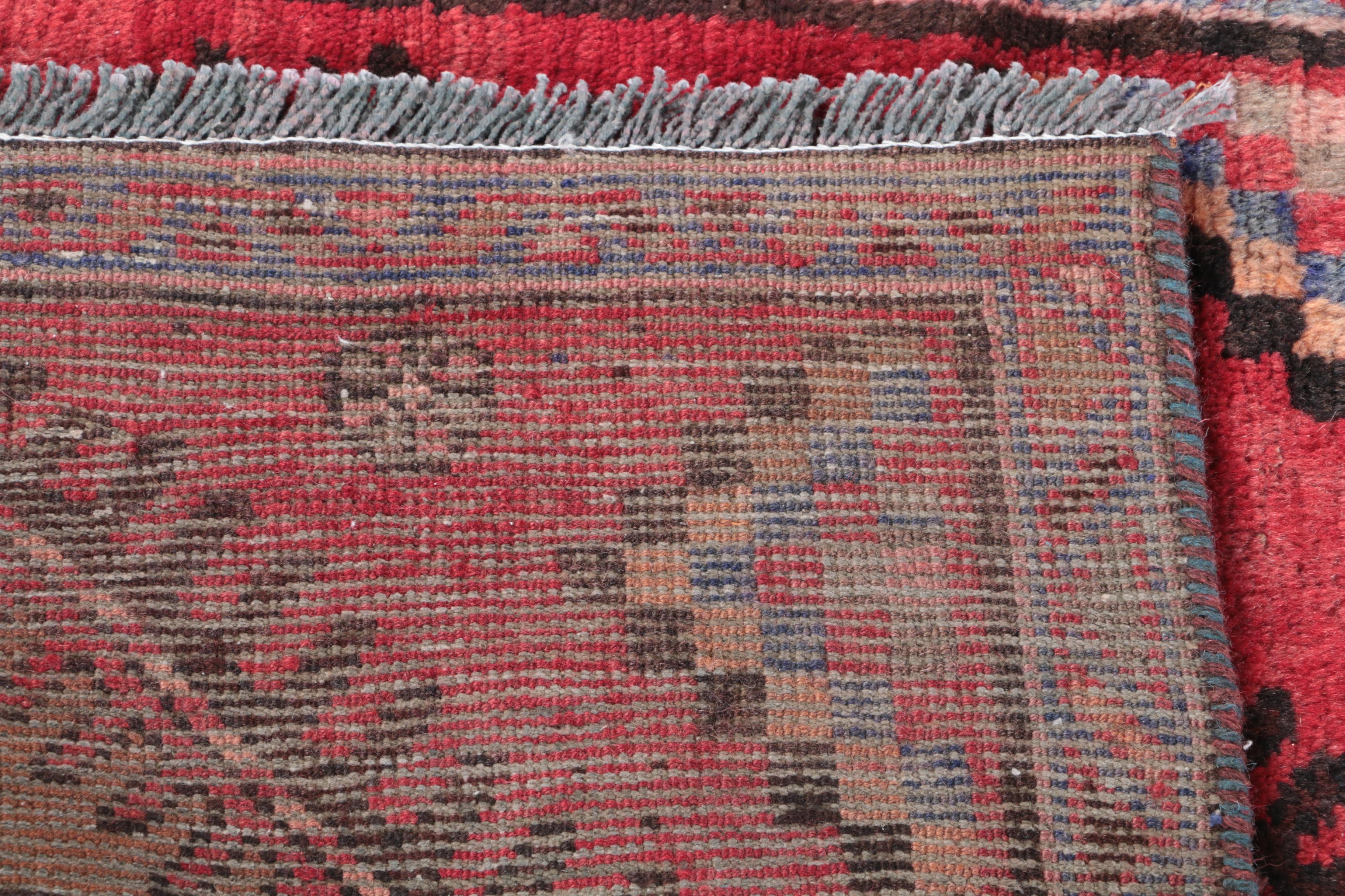 Hand-Knotted Central Asian Carpet Runner