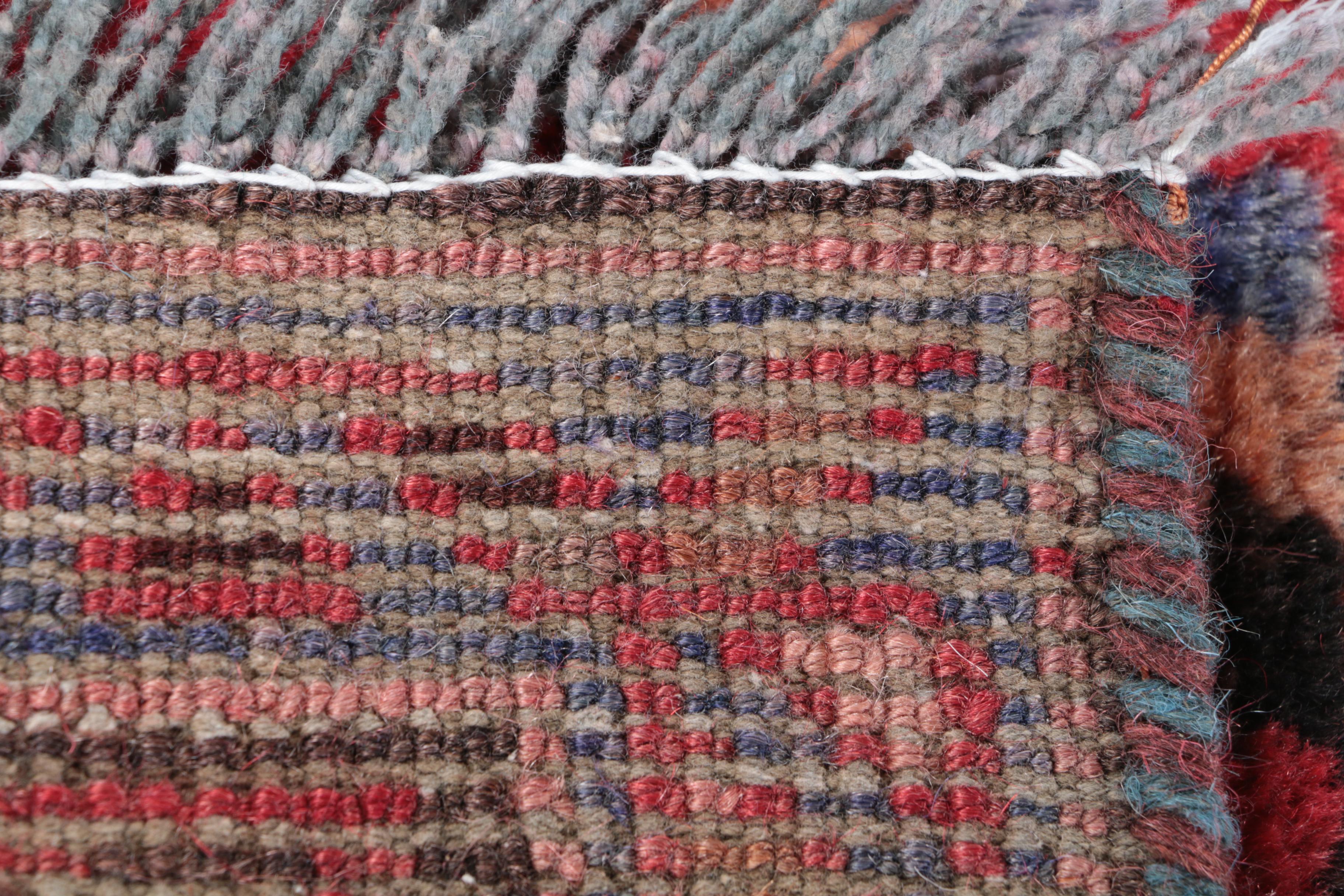 Hand-Knotted Central Asian Carpet Runner