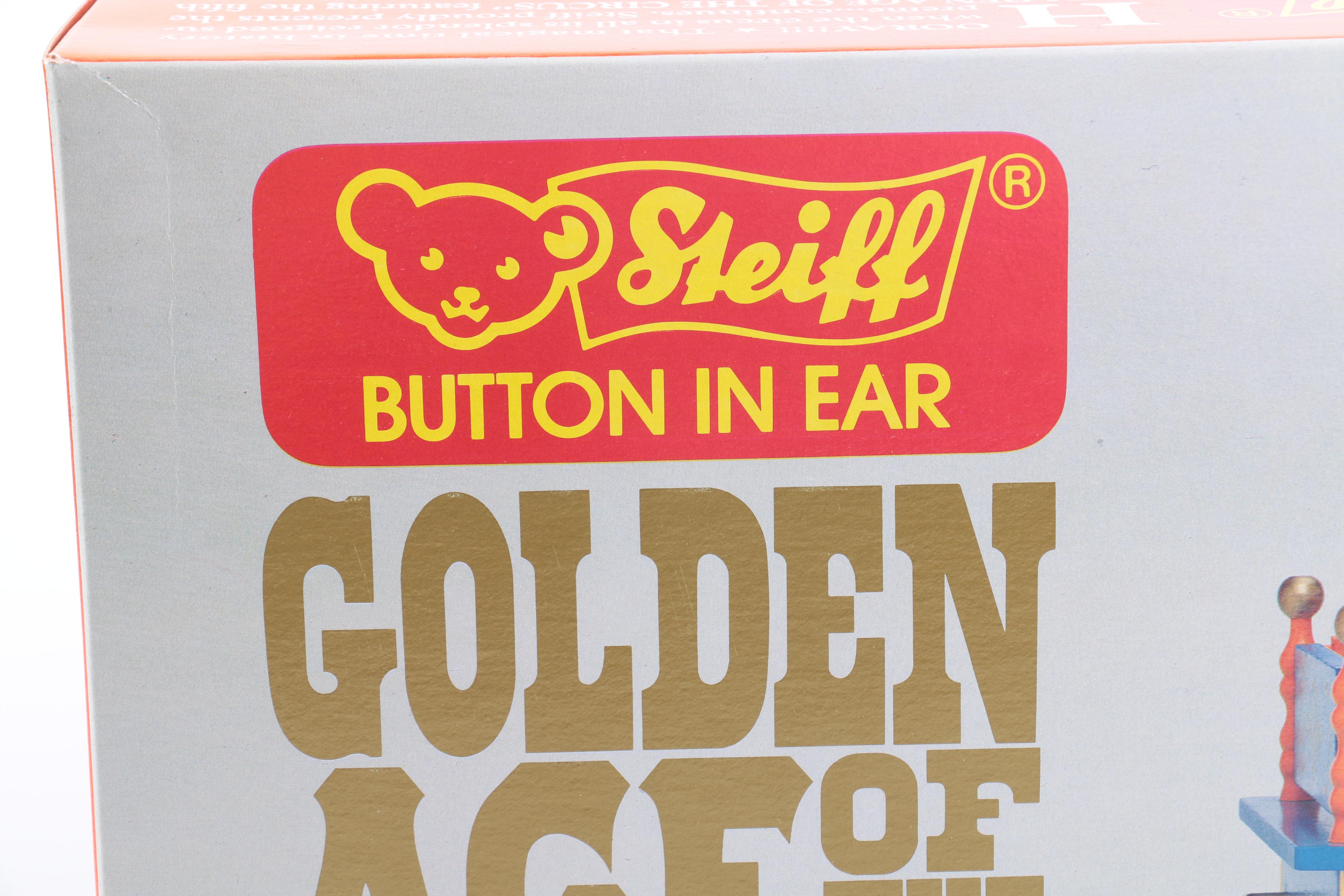 Steiff USA Exclusive "Golden Age of the Circus" Teddy Bears and Circus Wagon