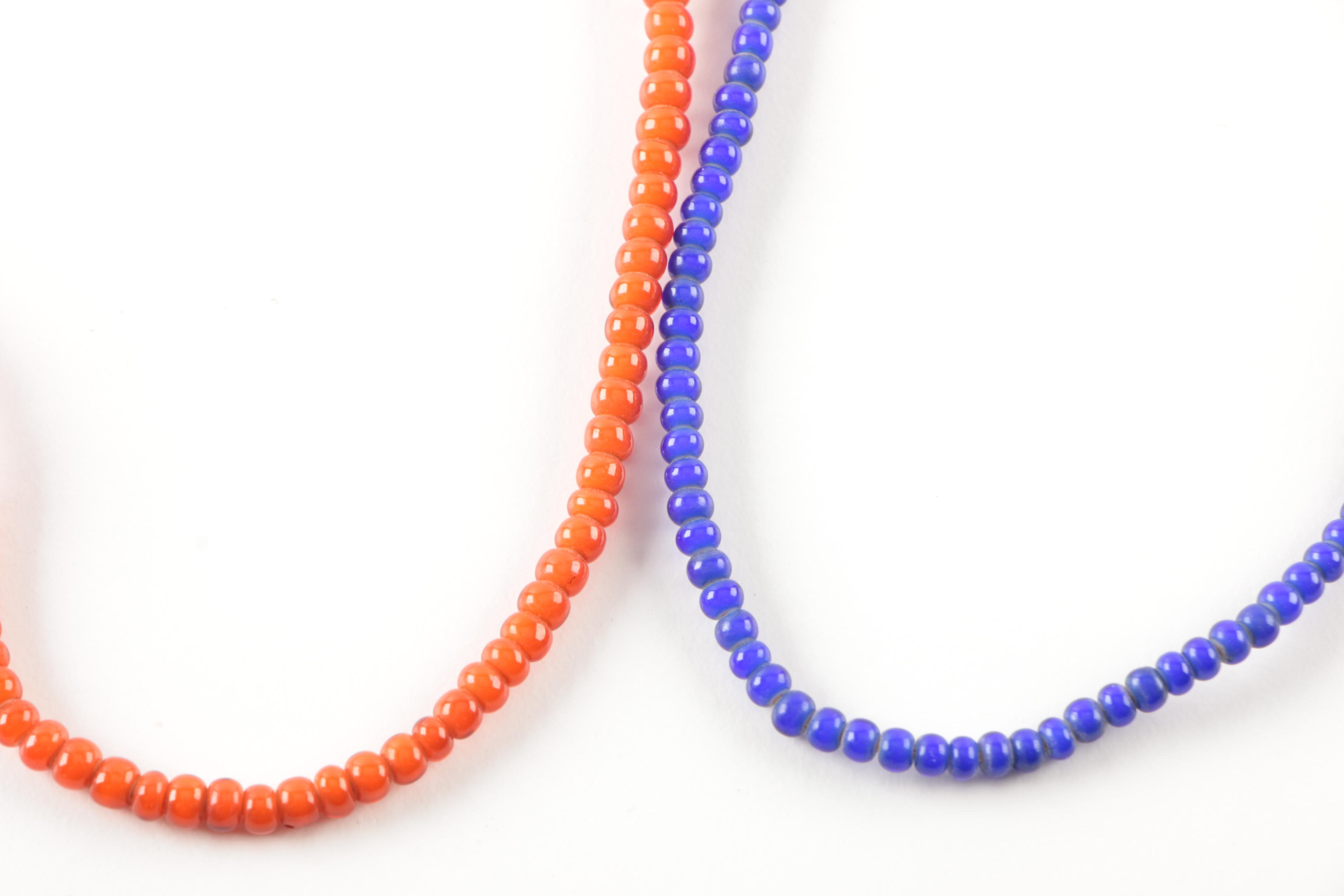 Fetish Necklace Selection Including Sterling Silver Earrings