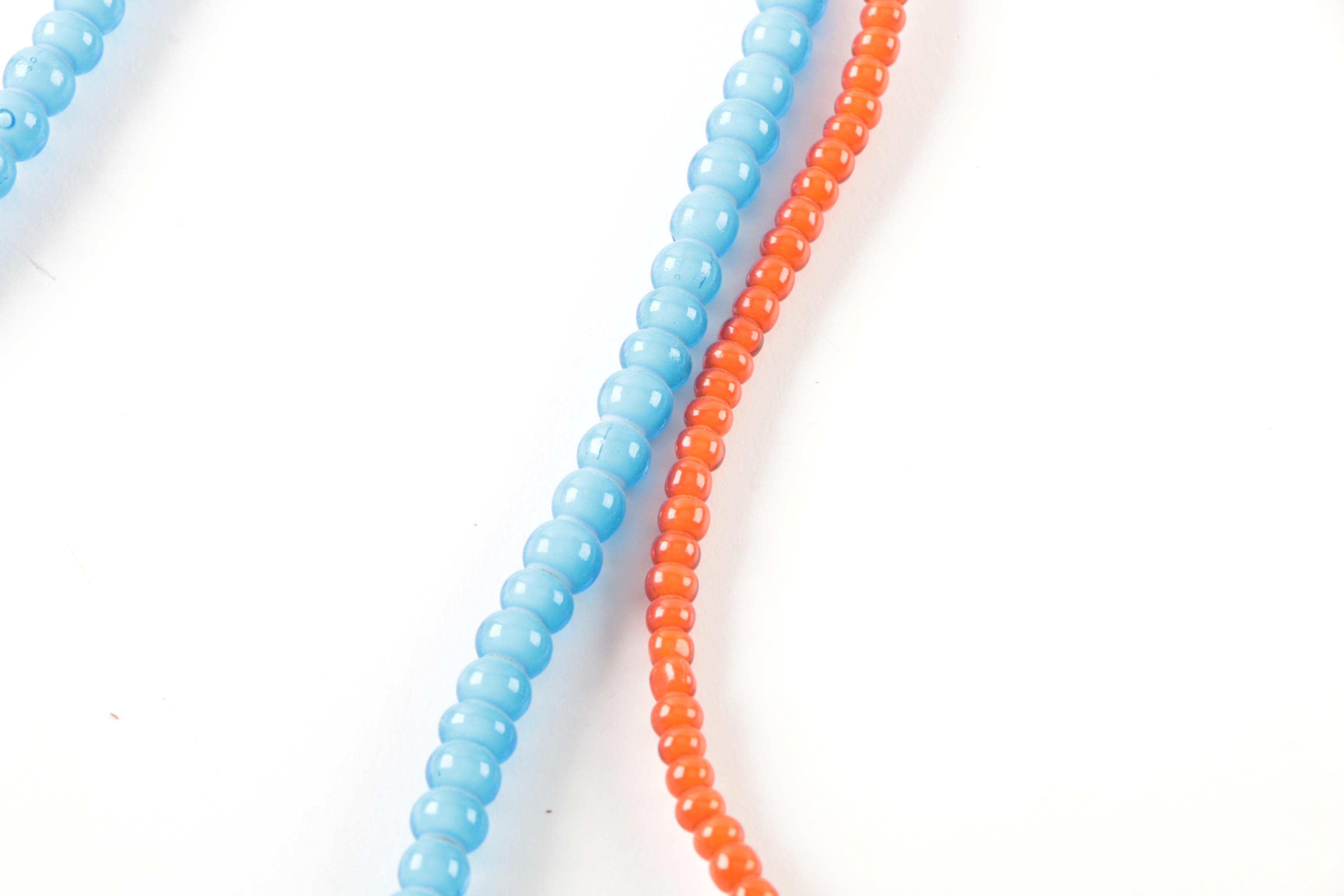 Fetish Necklace Selection Including Sterling Silver Earrings