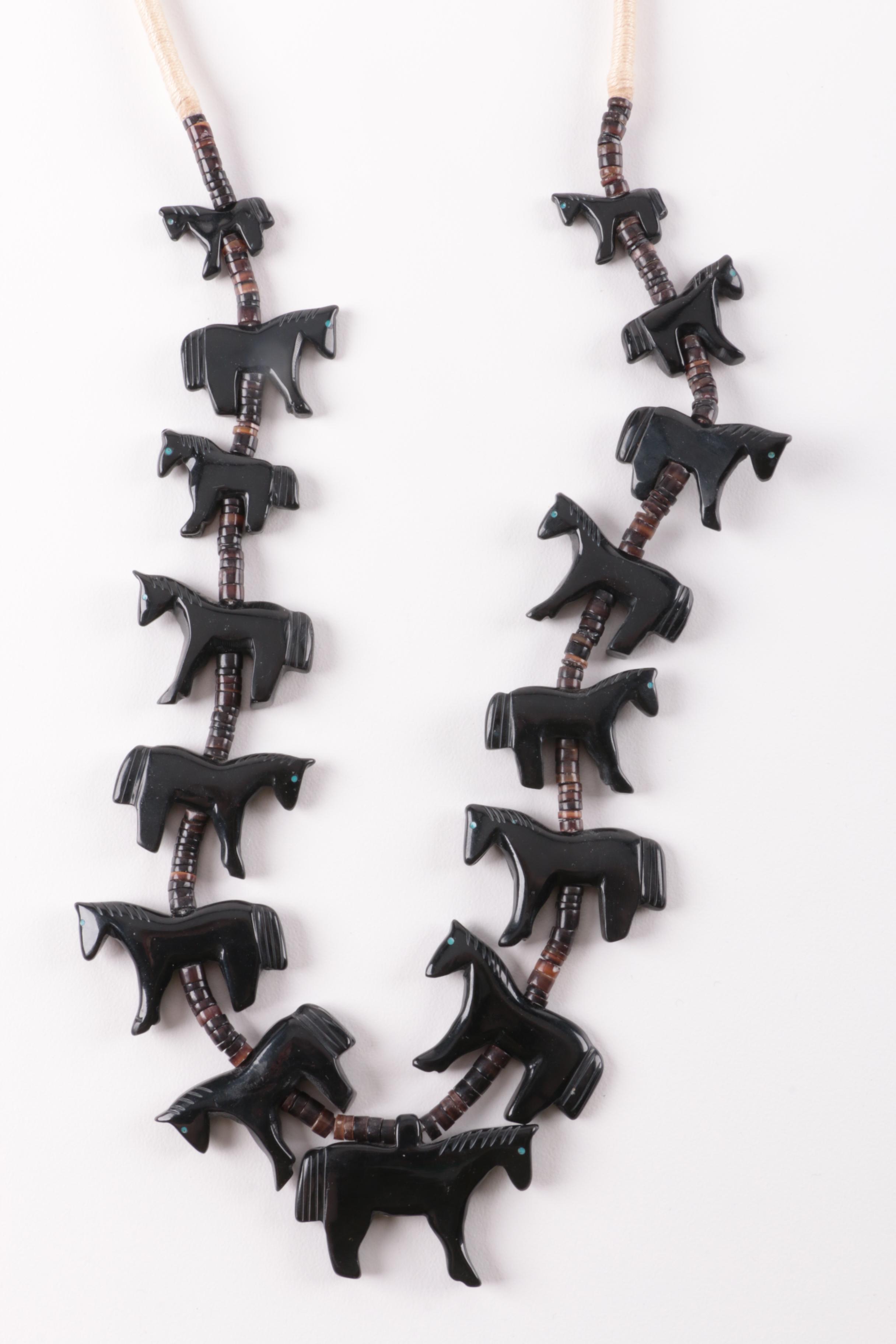 Costume Jewelry Selection Including Fetish Necklace