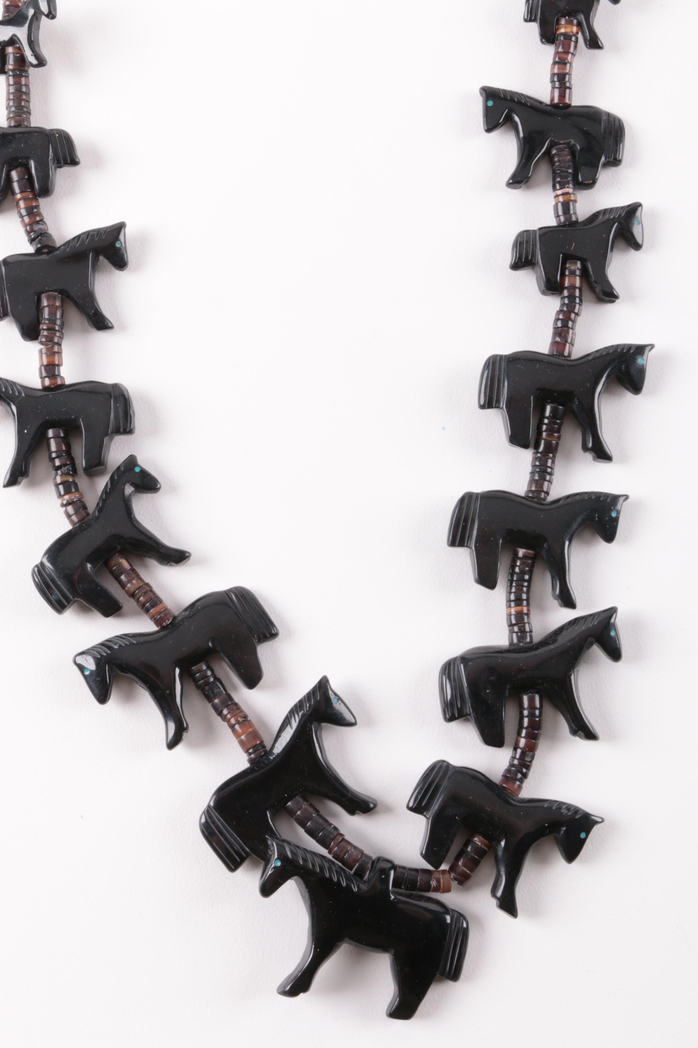 Costume Jewelry Selection Including Fetish Necklace