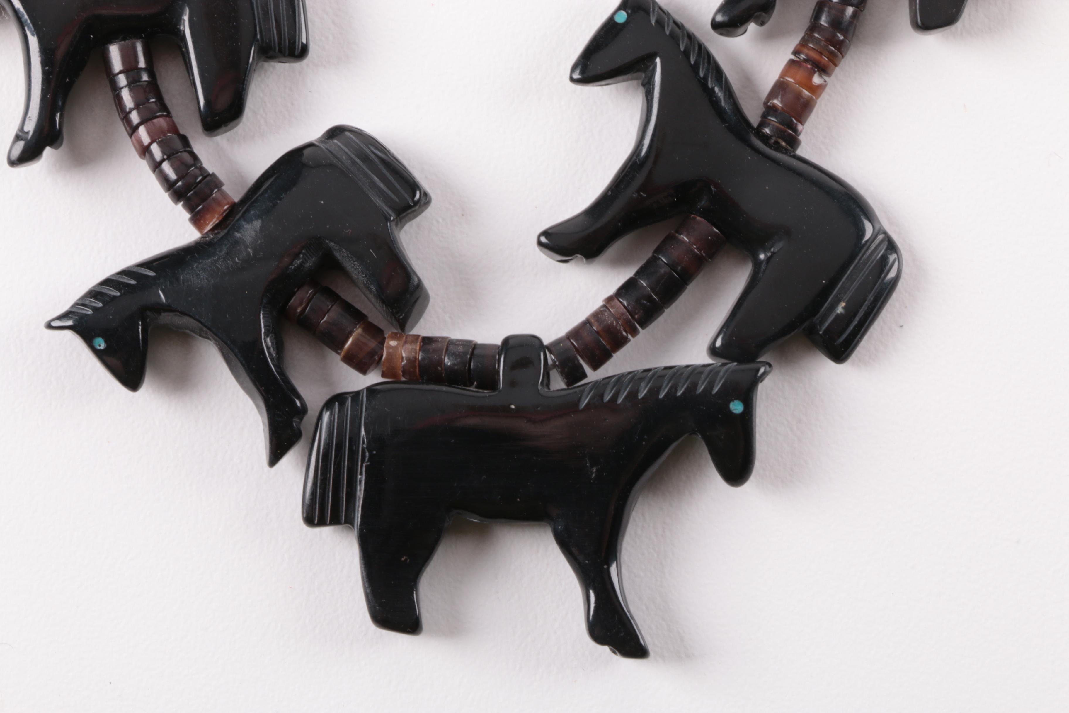 Costume Jewelry Selection Including Fetish Necklace