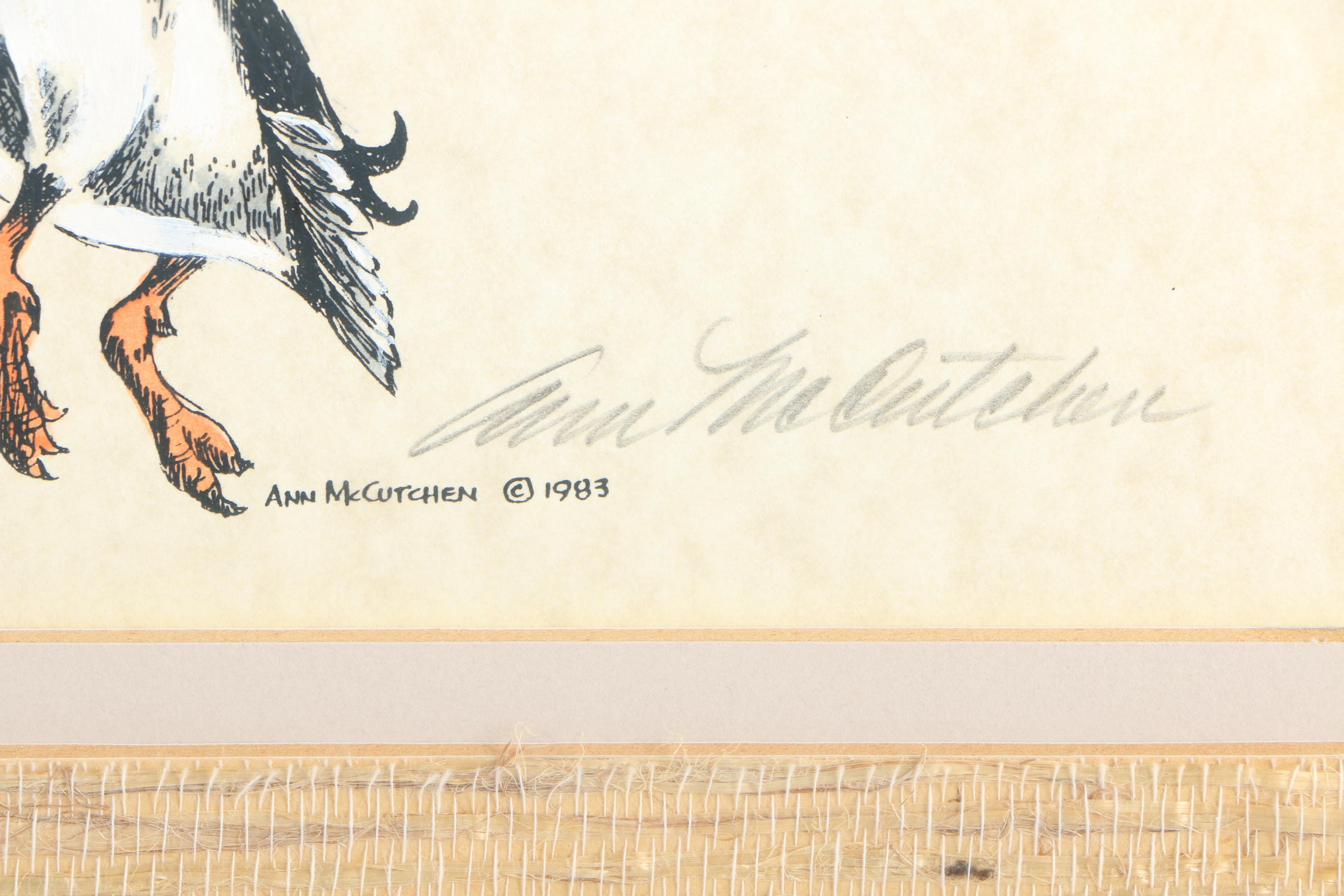 Ann McCutchen Hand-Colored Lithographs