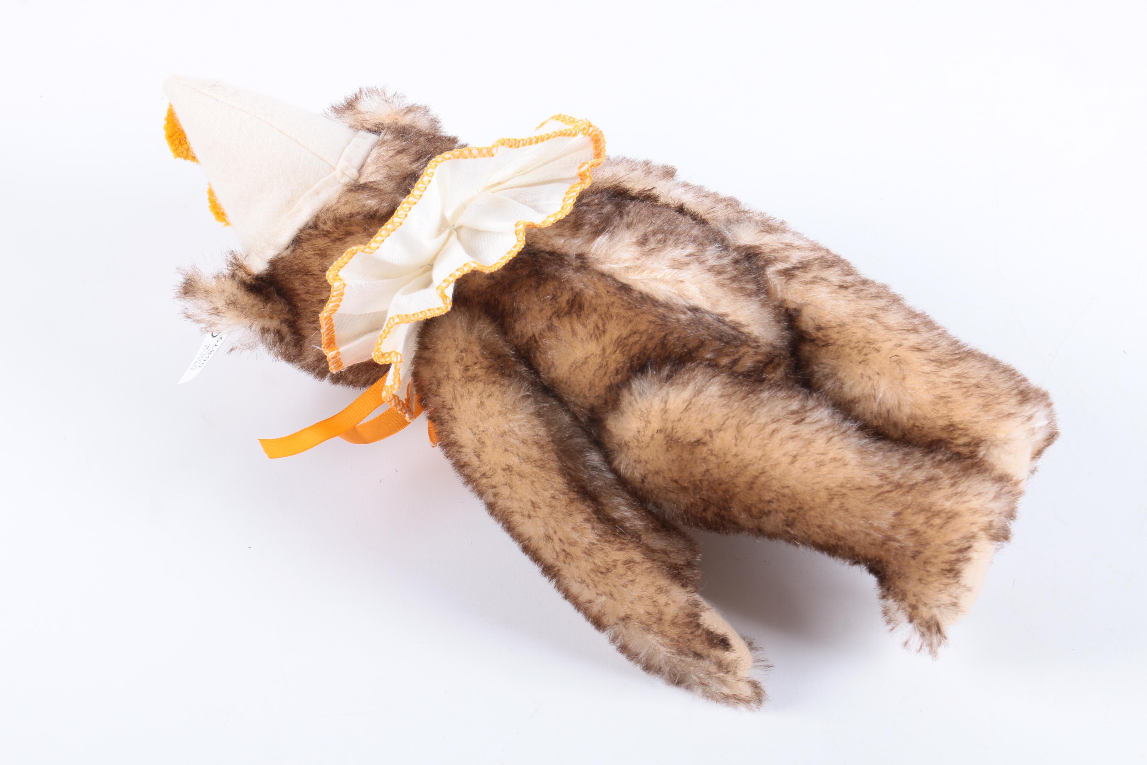 Steiff Limited Edition "Teddy Clown", "Rose", and "Sam" Teddy Bears