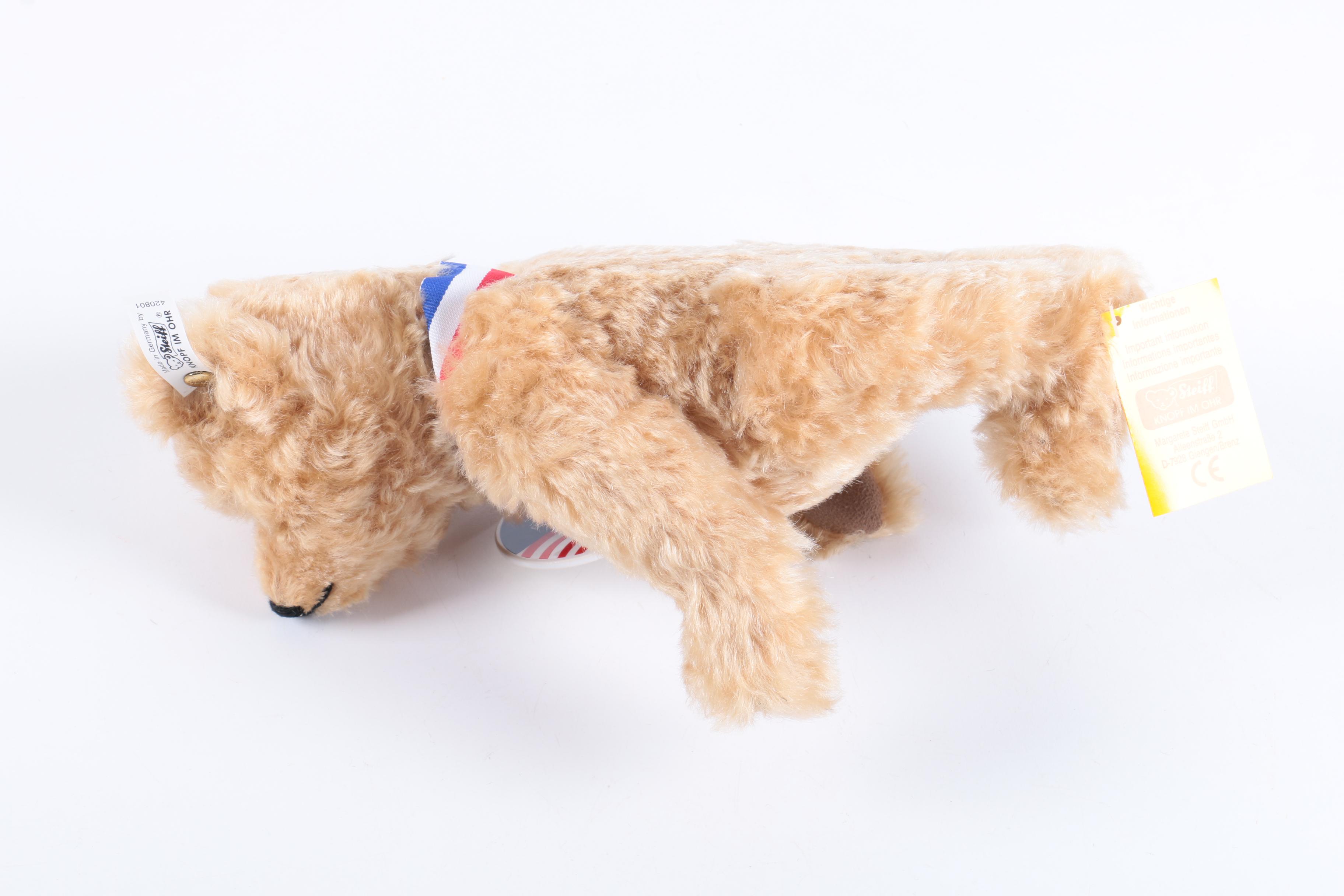 Steiff Limited Edition "Teddy Clown", "Rose", and "Sam" Teddy Bears