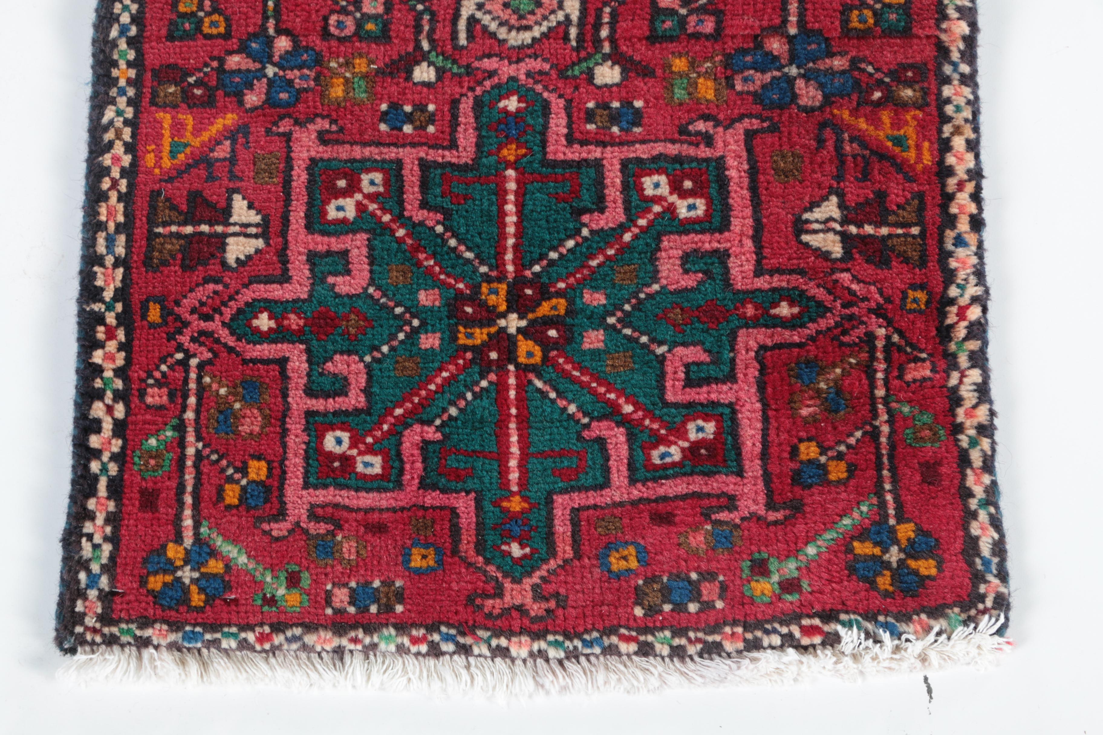 Hand-Knotted Persian Lamberan Carpet Runner