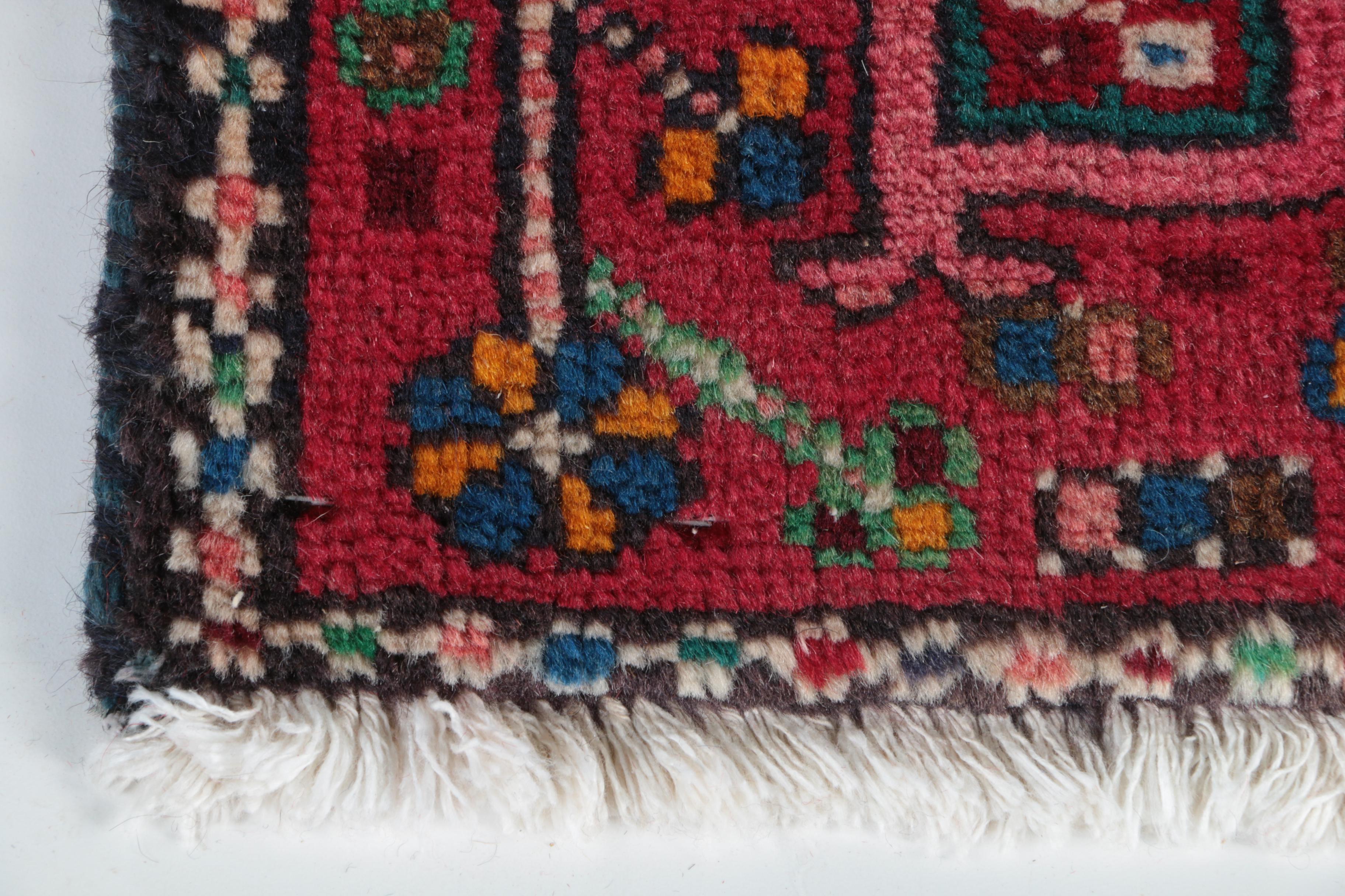 Hand-Knotted Persian Lamberan Carpet Runner