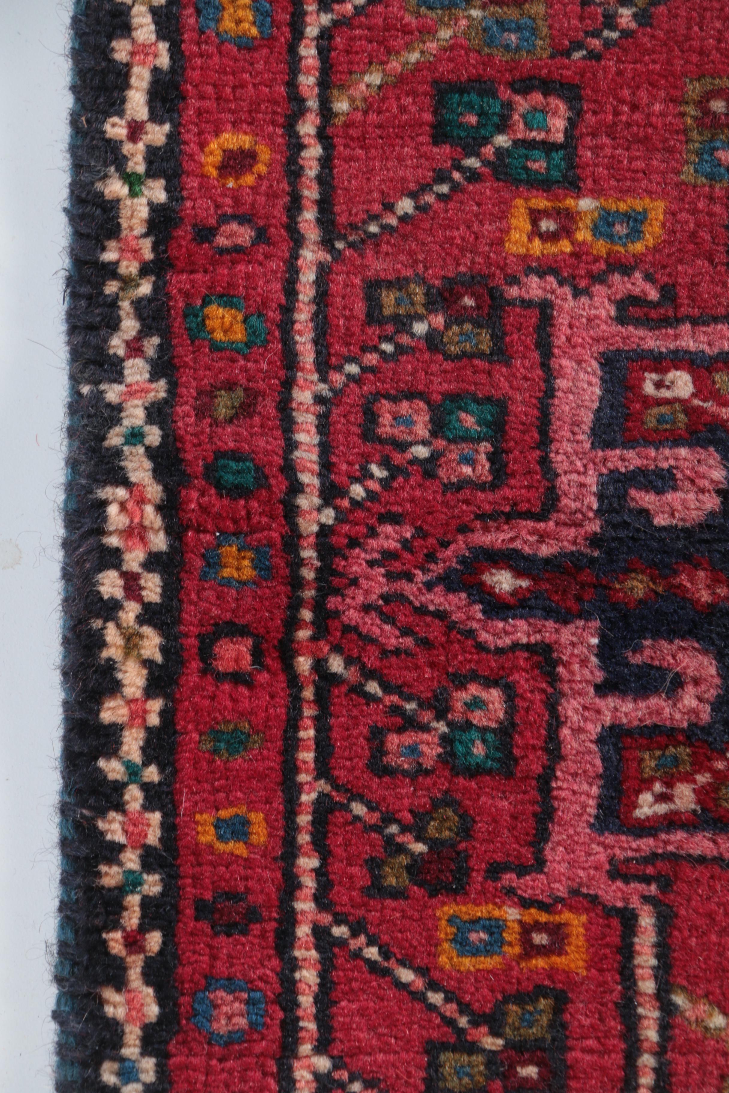 Hand-Knotted Persian Lamberan Carpet Runner