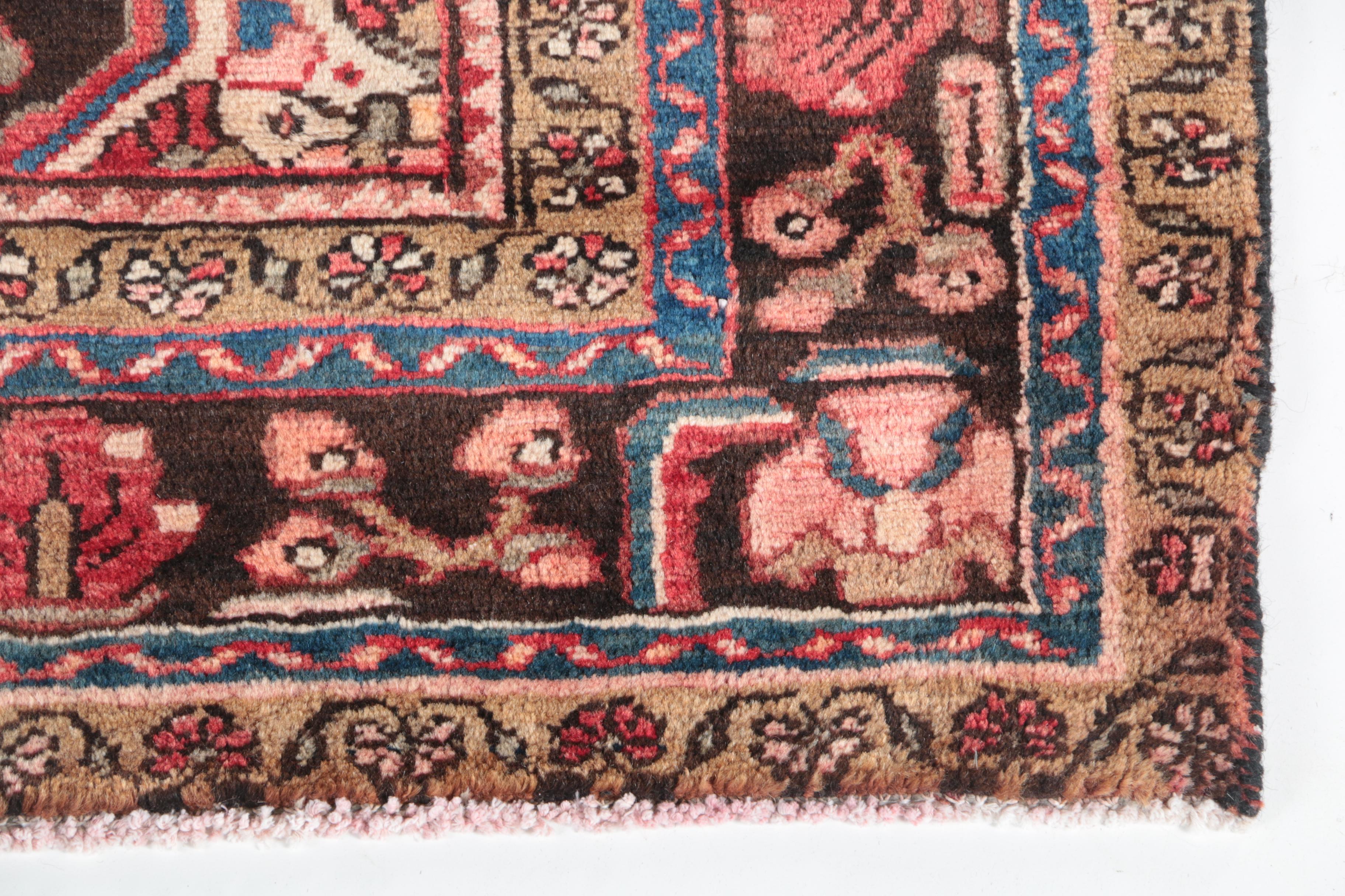 Hand-Knotted Persian Wool Area Rug
