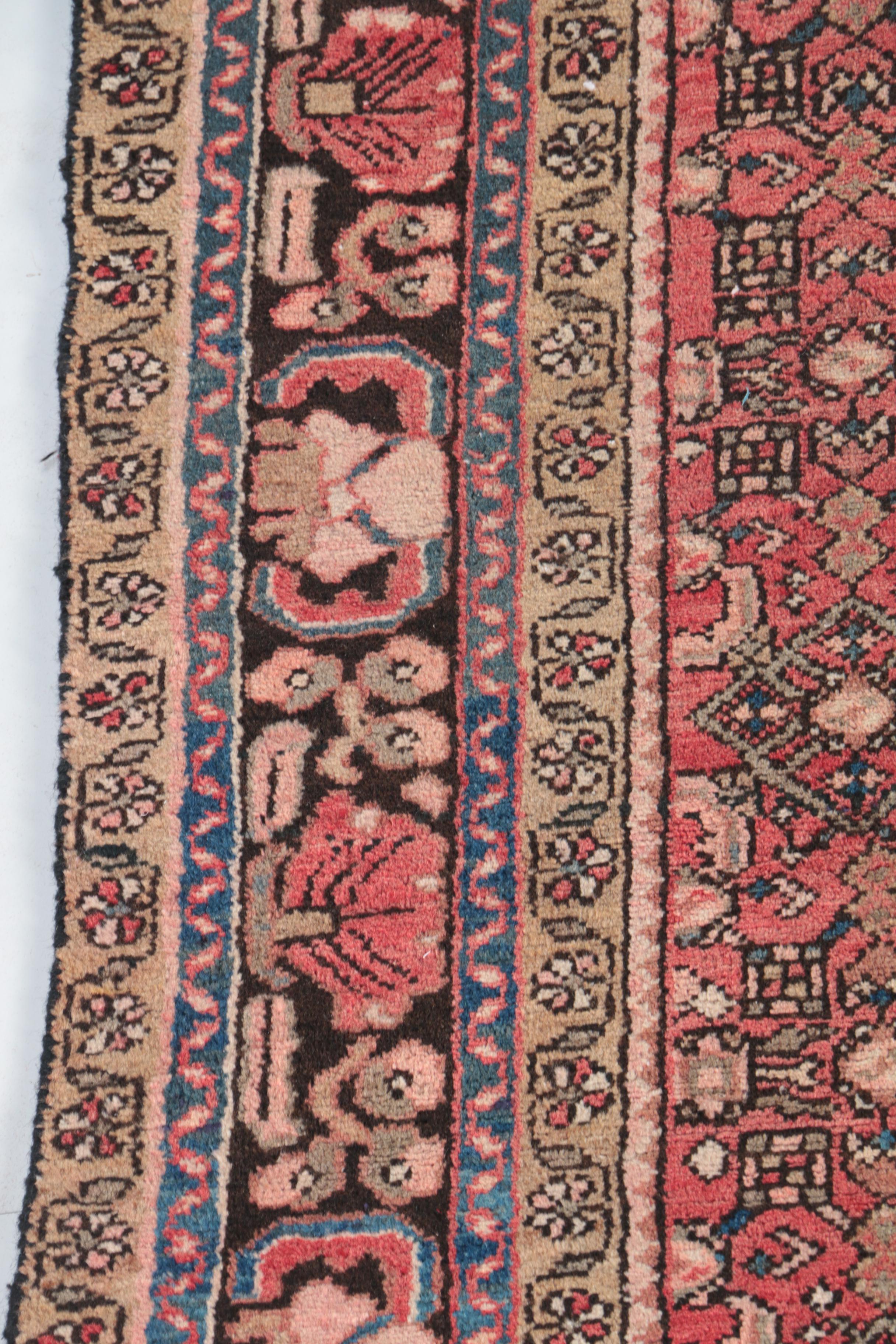 Hand-Knotted Persian Wool Area Rug